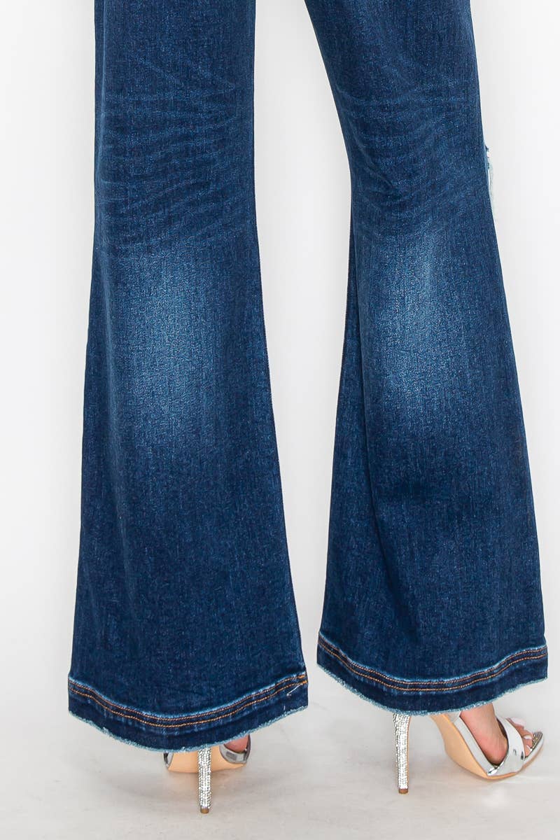 Ultra High Rise Flare Jeans