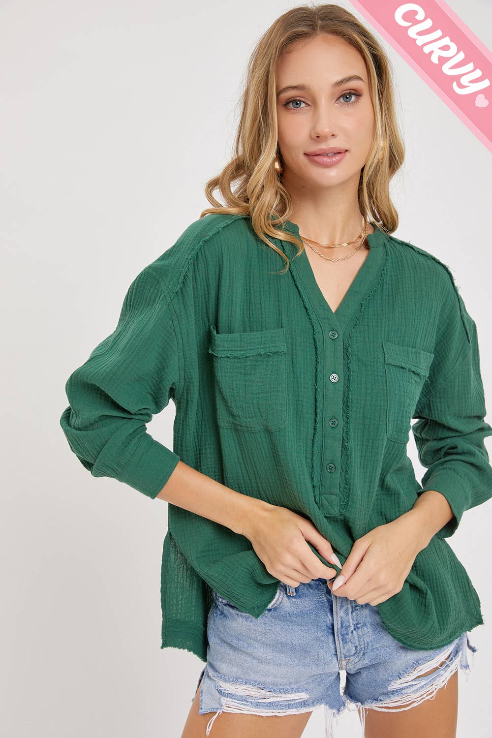Button Down Top