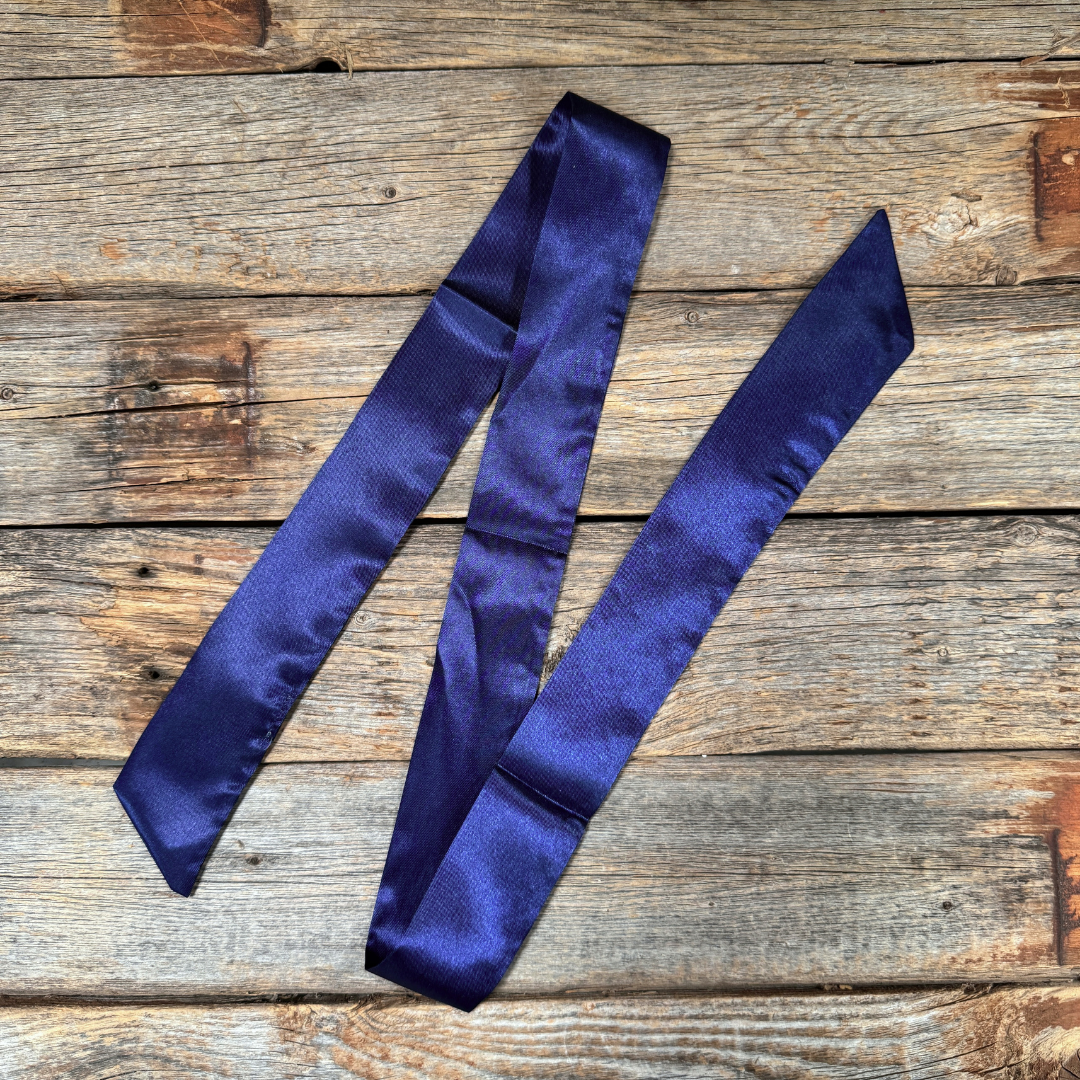 Dark Blue Western Skinny Mini Wild Rag