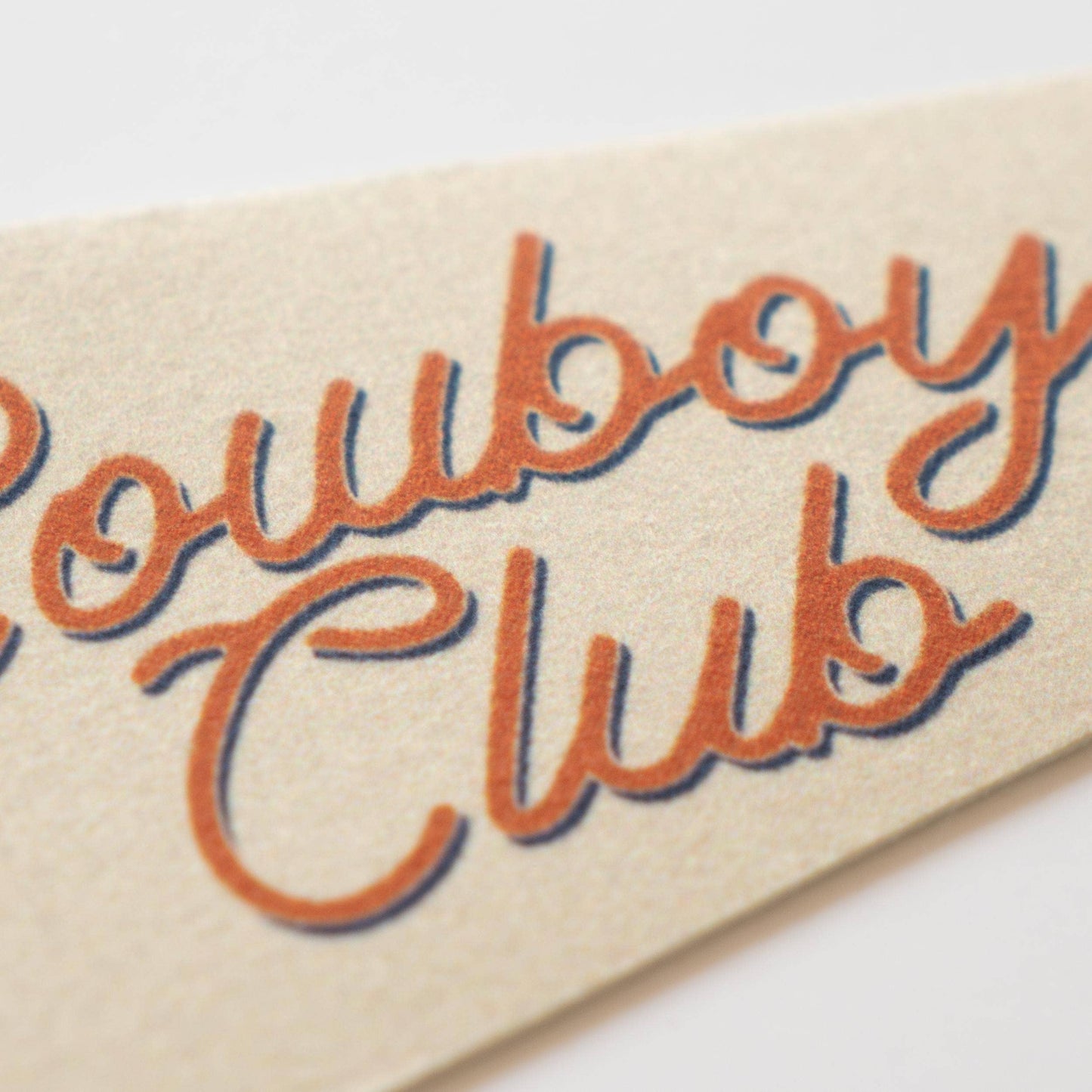 Cowboy Club Felt Pennant