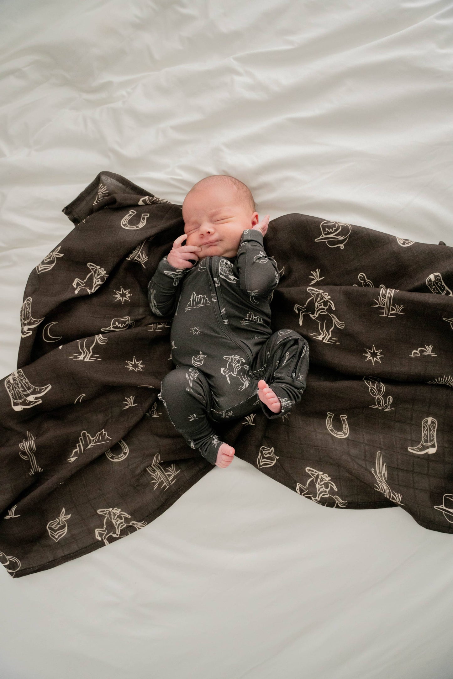 Western Muslin Swaddle Blanket