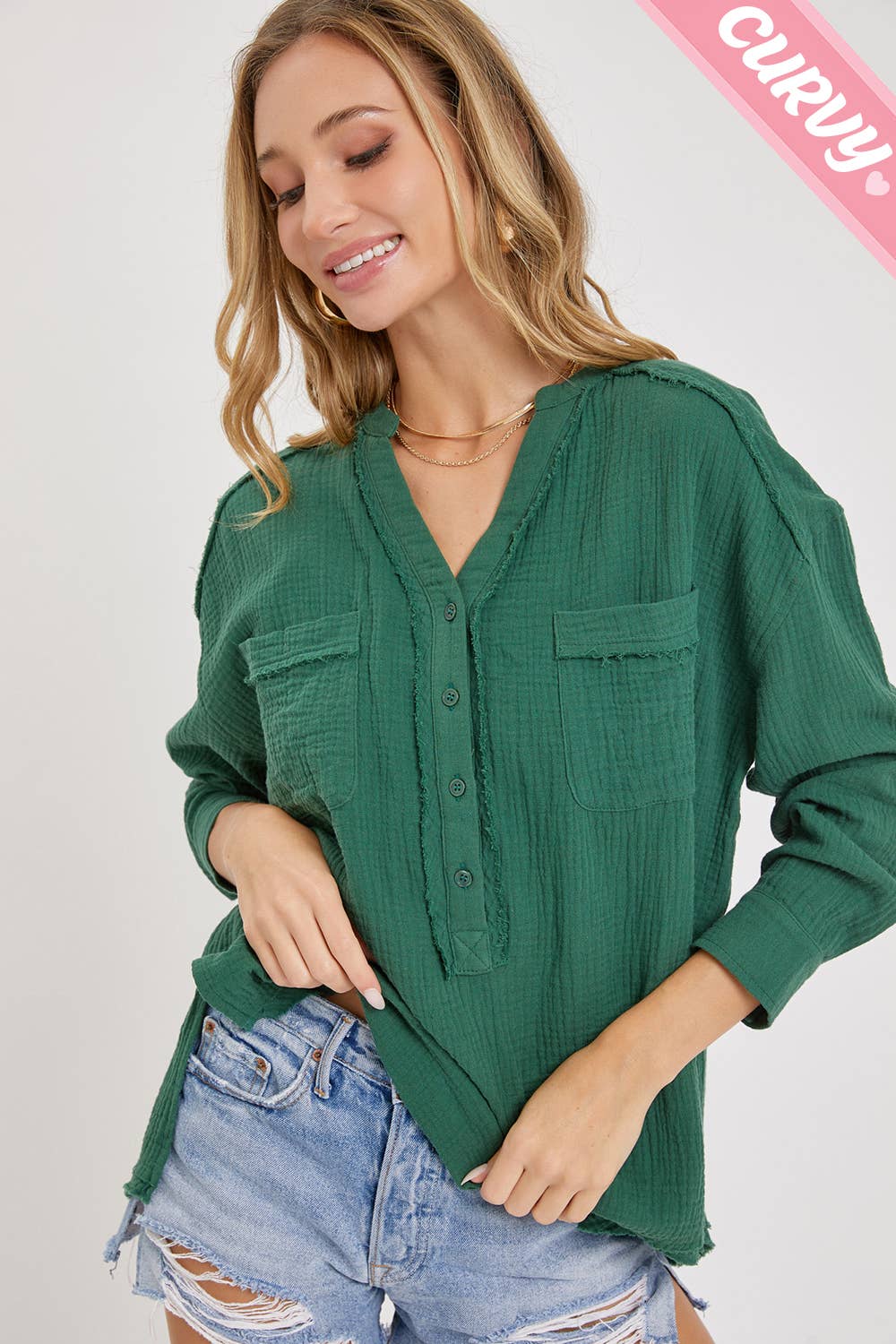 Button Down Top