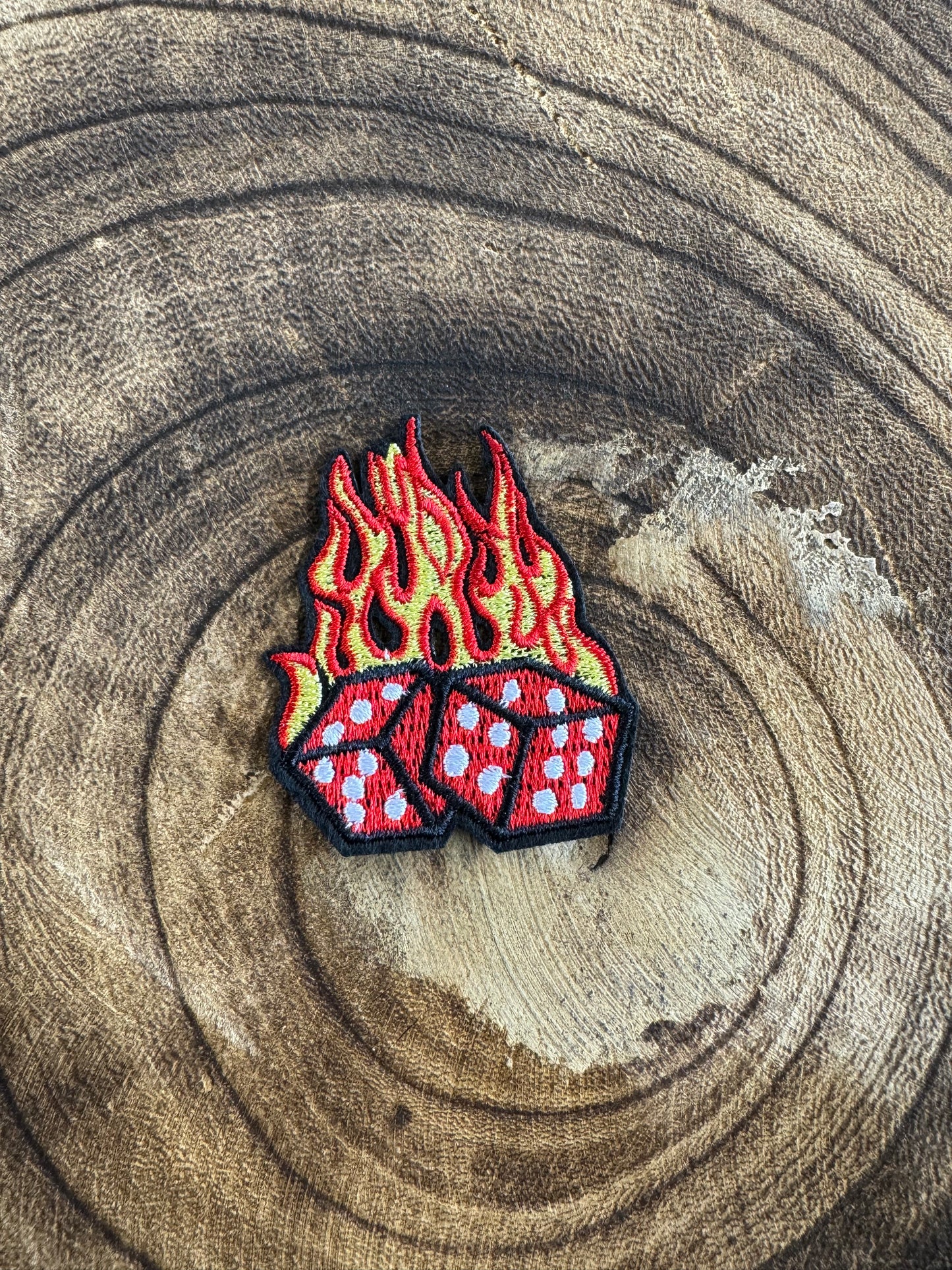 Flaming Dice Patch