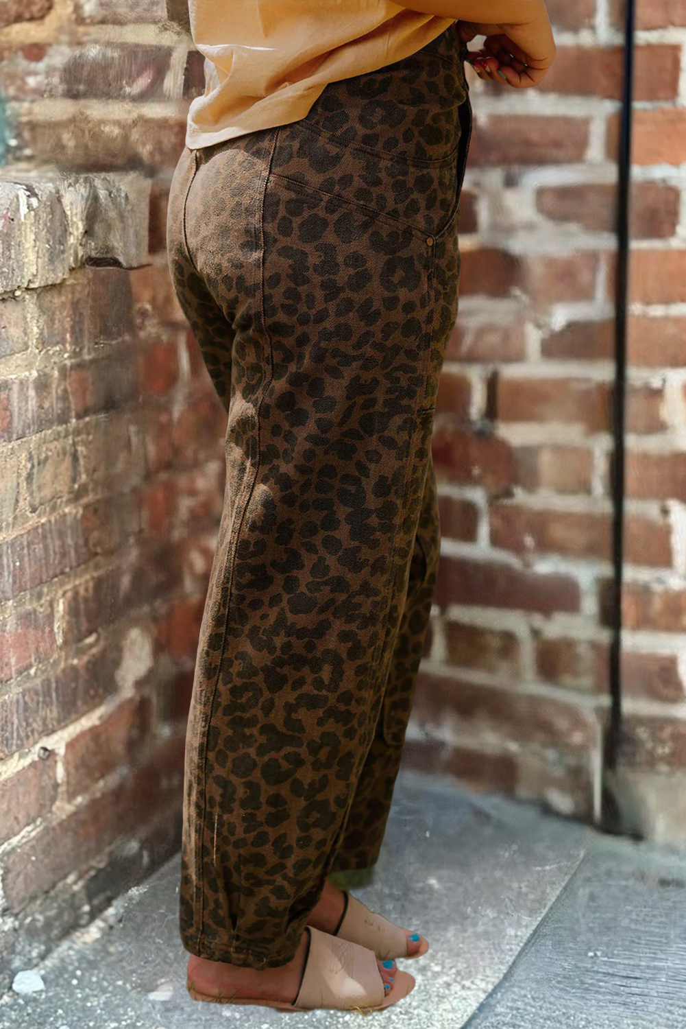 Leopard Print Jeans