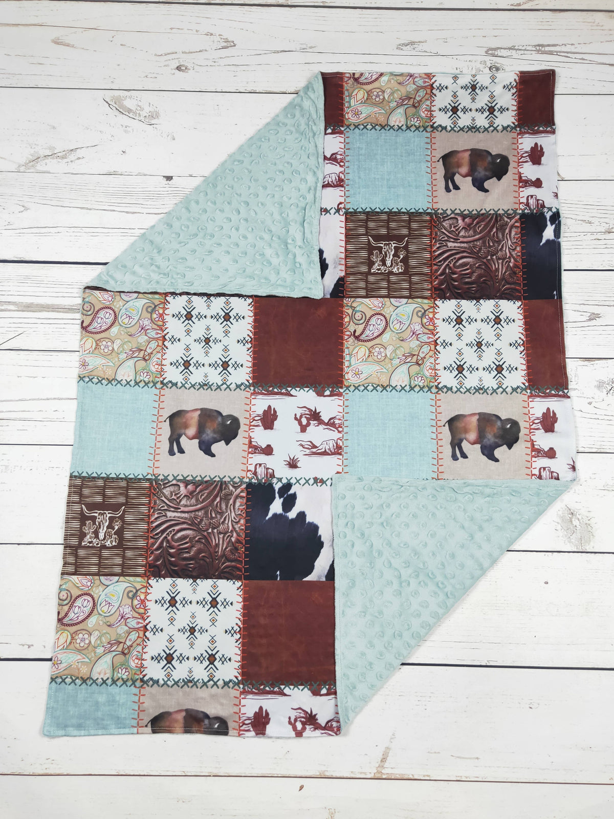 Western Print Baby Blanket