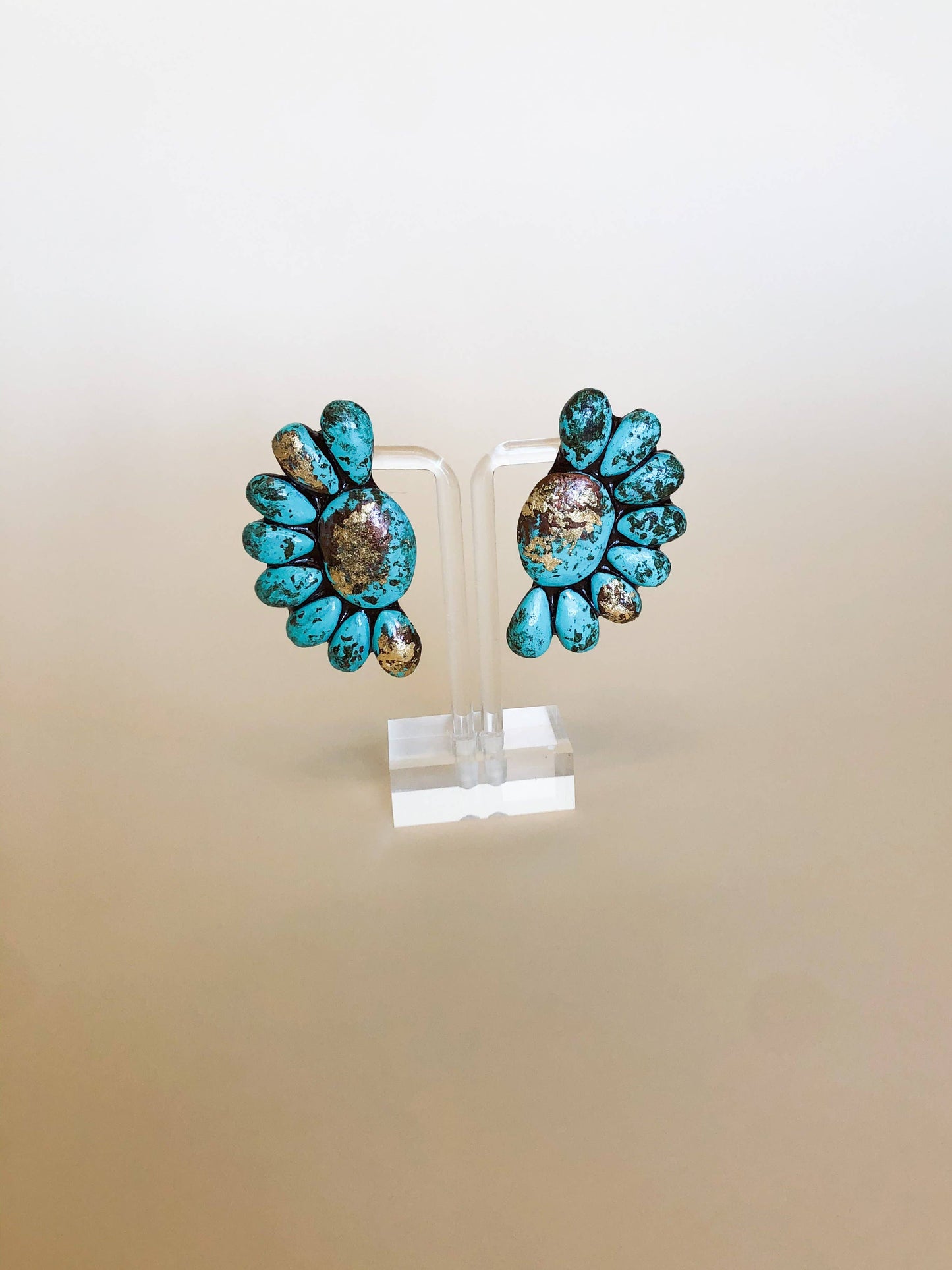 Henley Earrings- Turquoise Stone