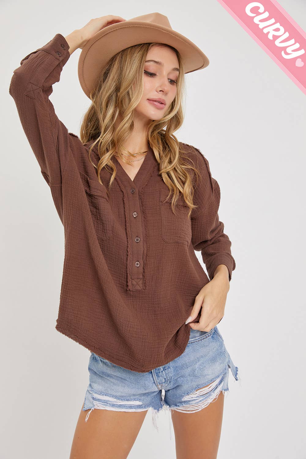 Button Down Top