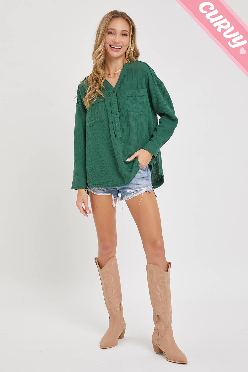 Button Down Top