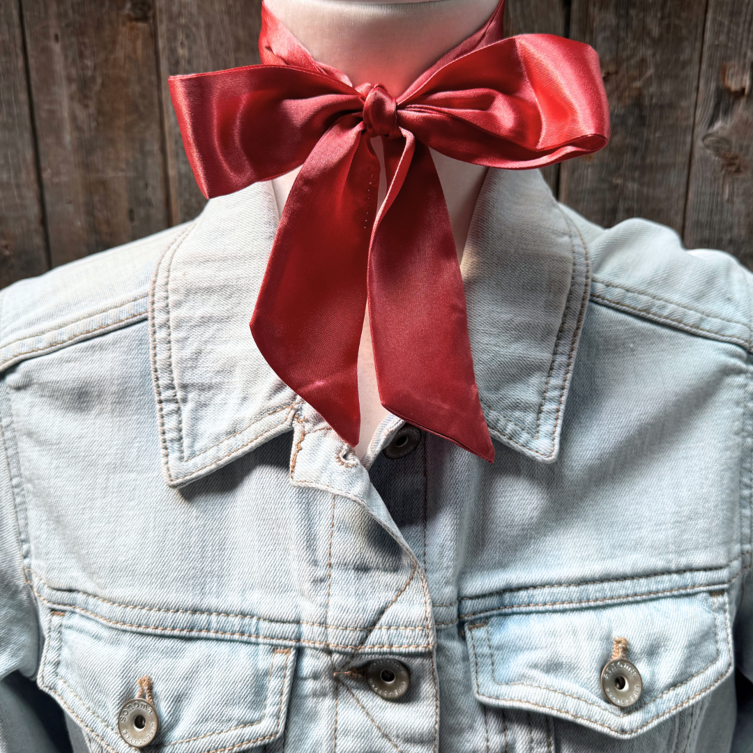 Dusty Copper Western Skinny Mini Wild Rag