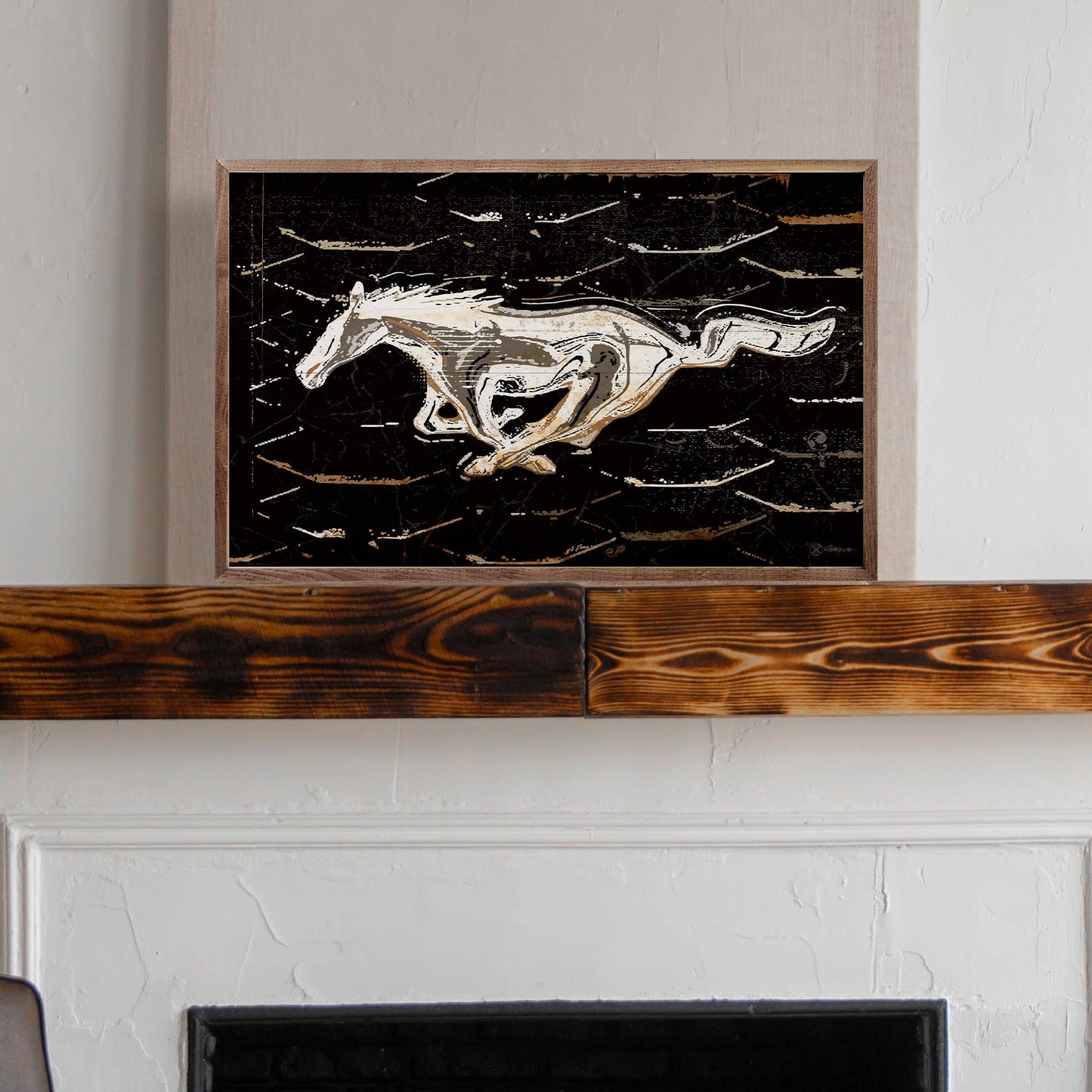 Old Ford Running Horse By Peter Horjus