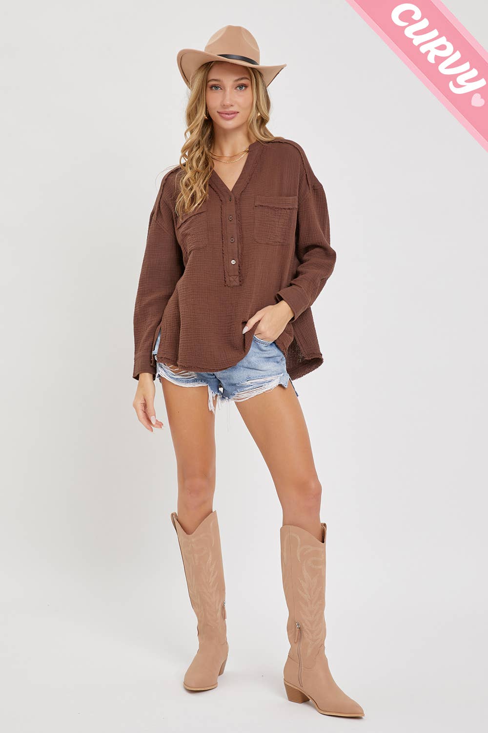 Button Down Top