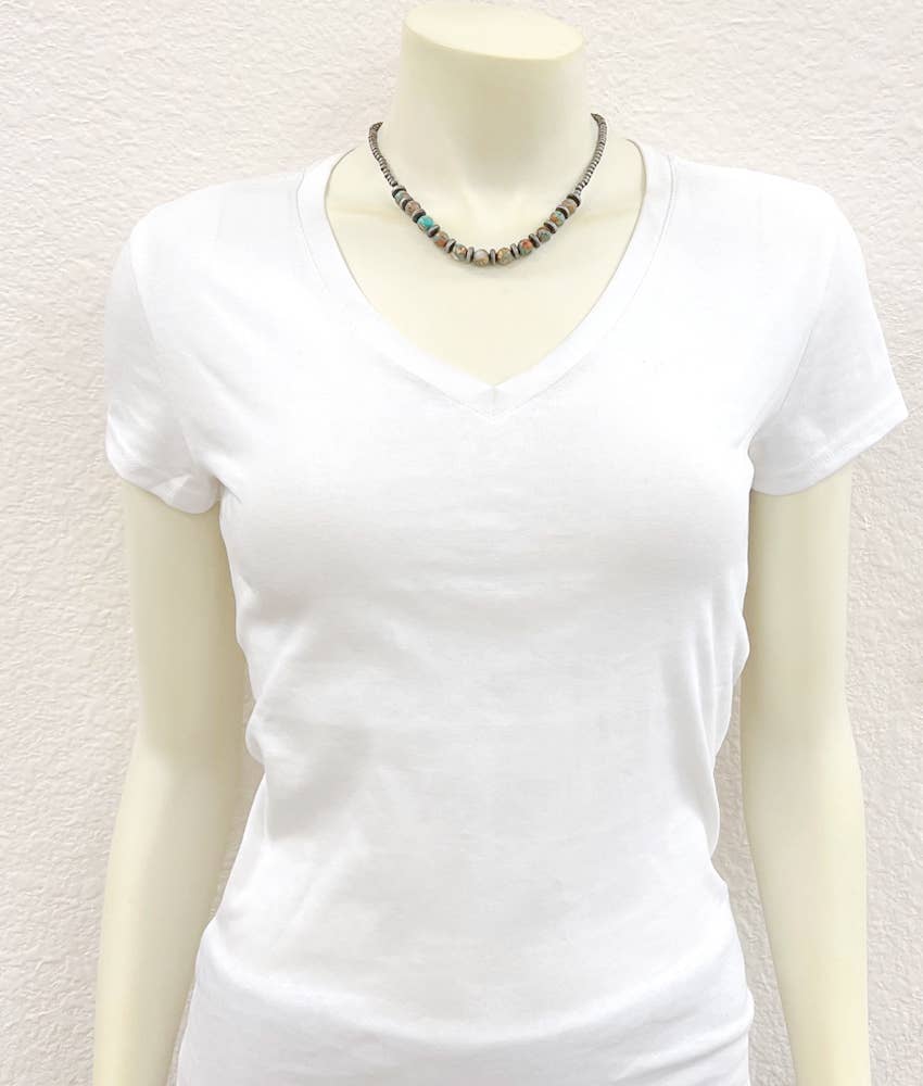 17" 8mm Gemstone Necklace