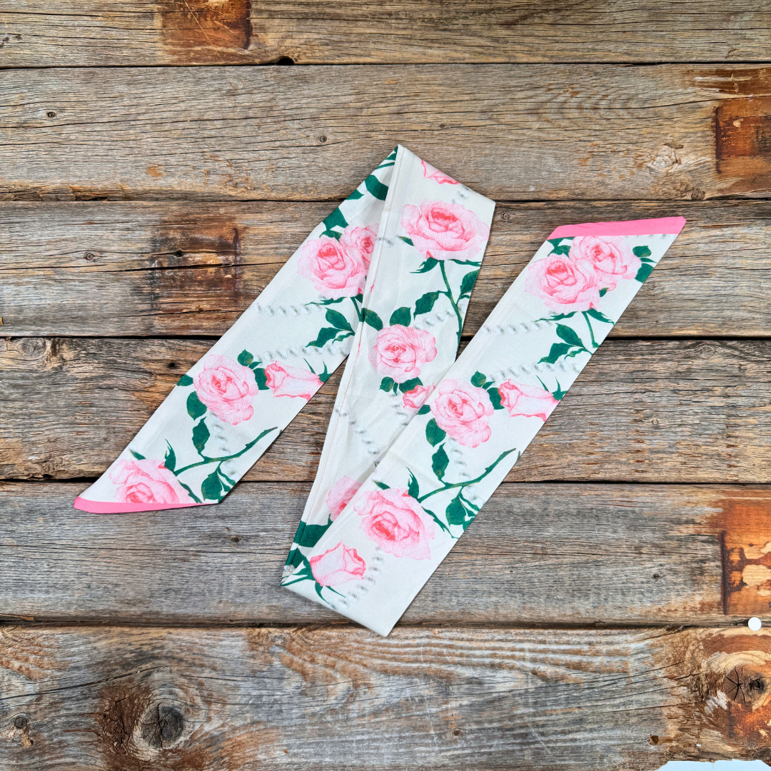 Pink Western Skinny Mini Wild Rag