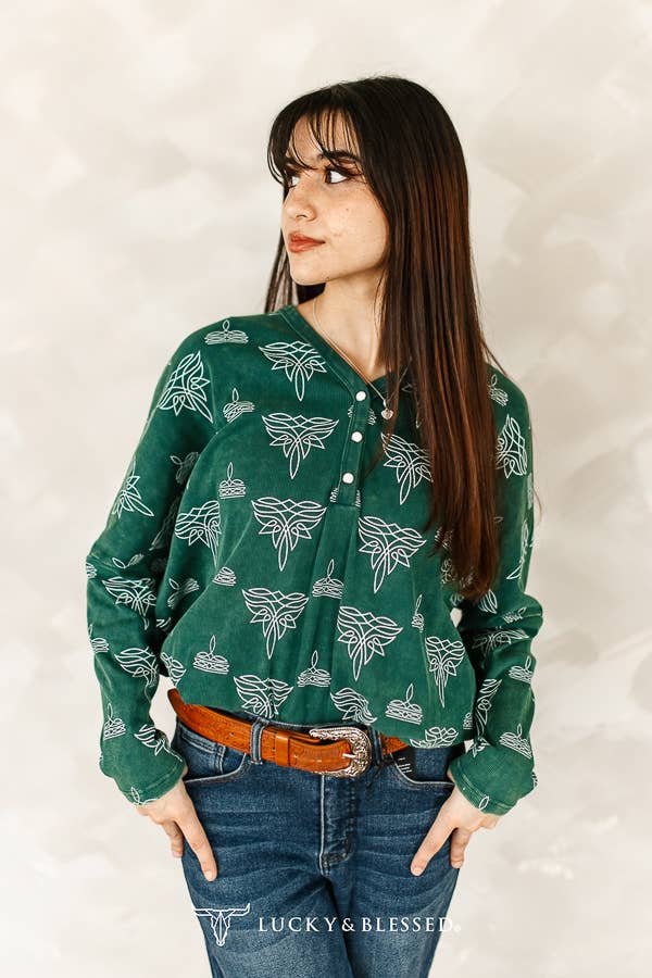Boot Stitch Pearl Snap Shirt