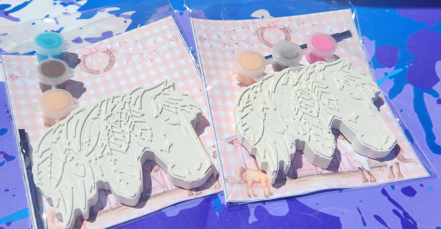 Horse Western Themed Paint Kits