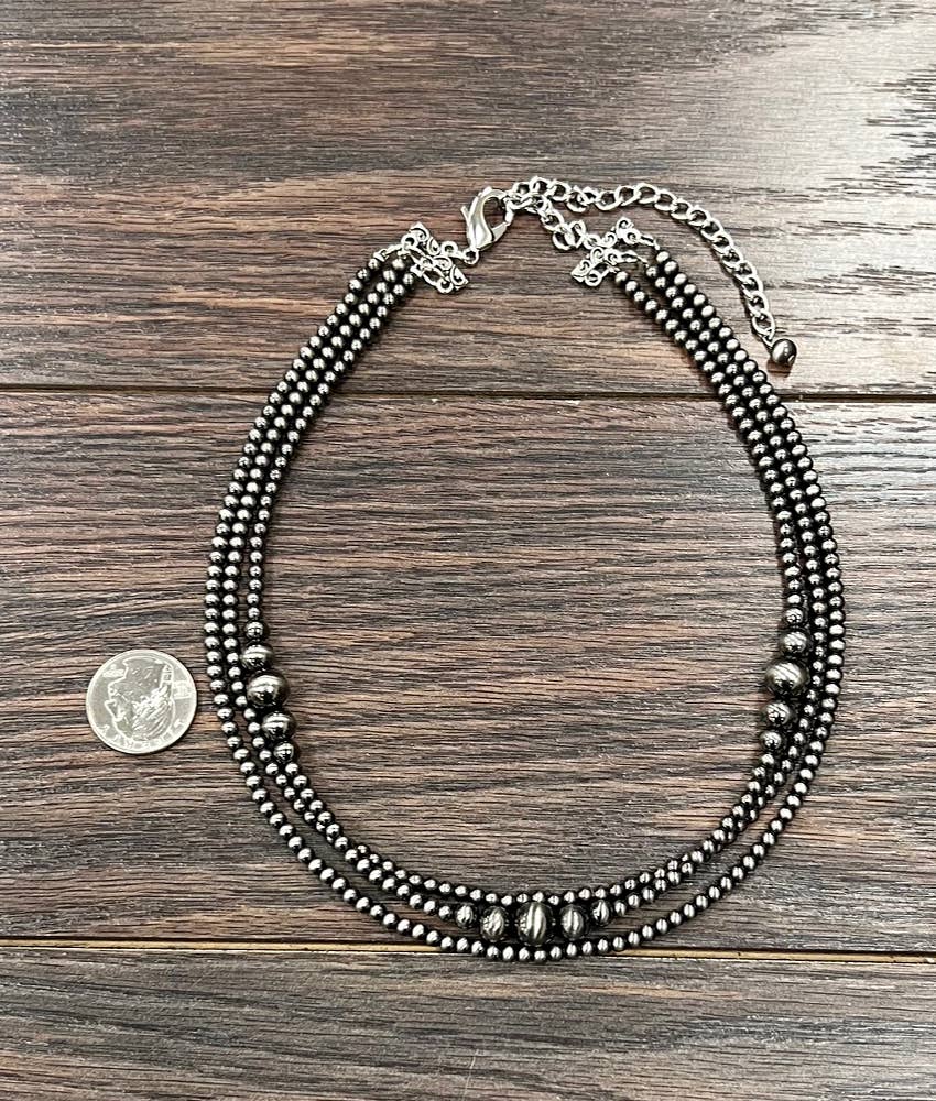 Handmade Polish Navajo Bead Necklace