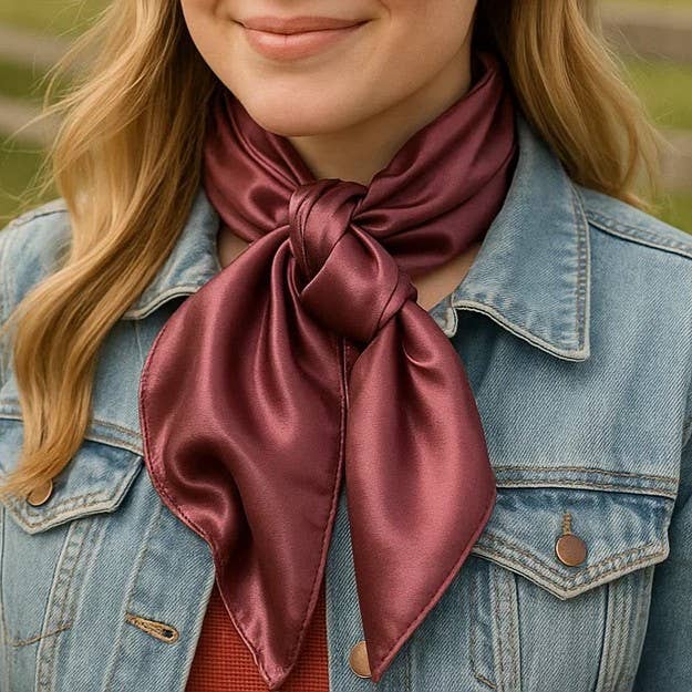 Solid Rose Wild Rag