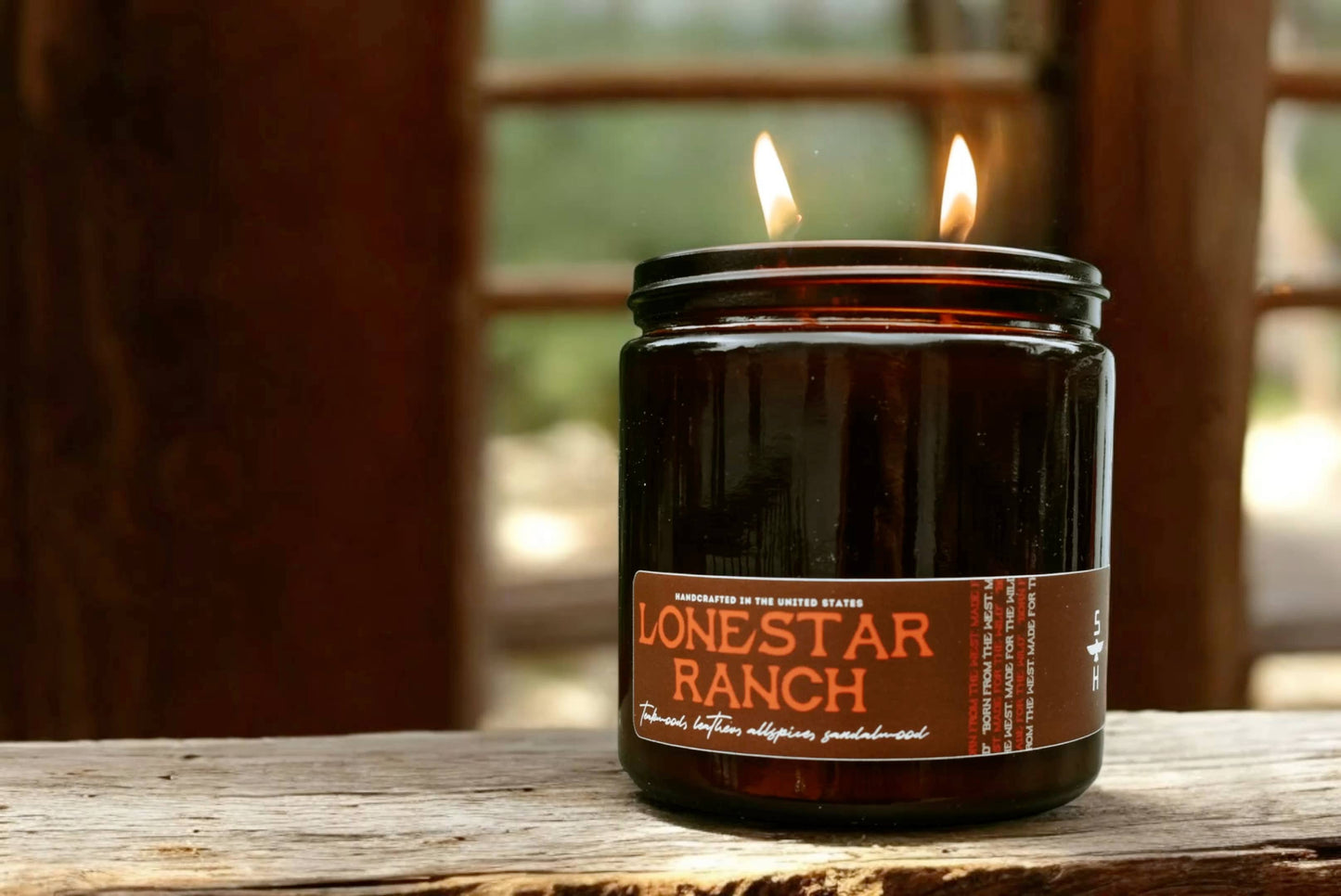 LONESTAR RANCH - Sandalwood, Allspice, Leather Candle