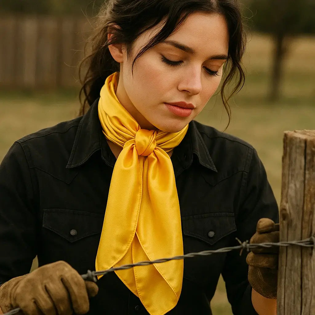 Solid Yellow Wild Rag