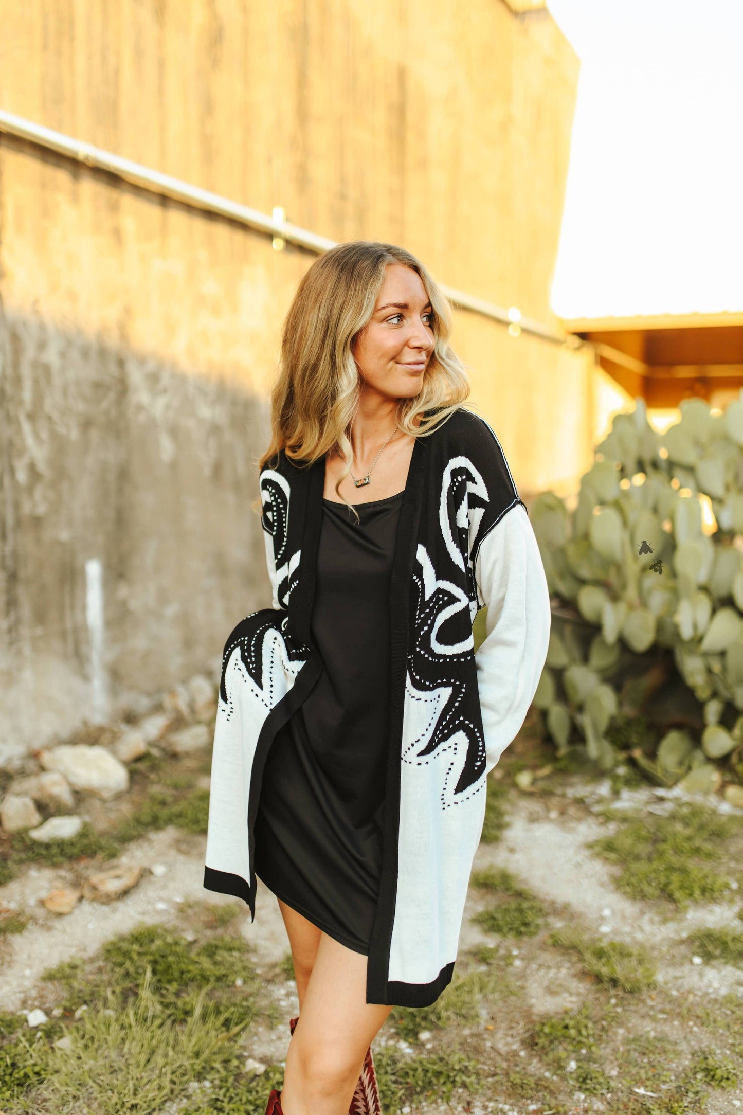 Saddle Swappin Reversible Cardigan