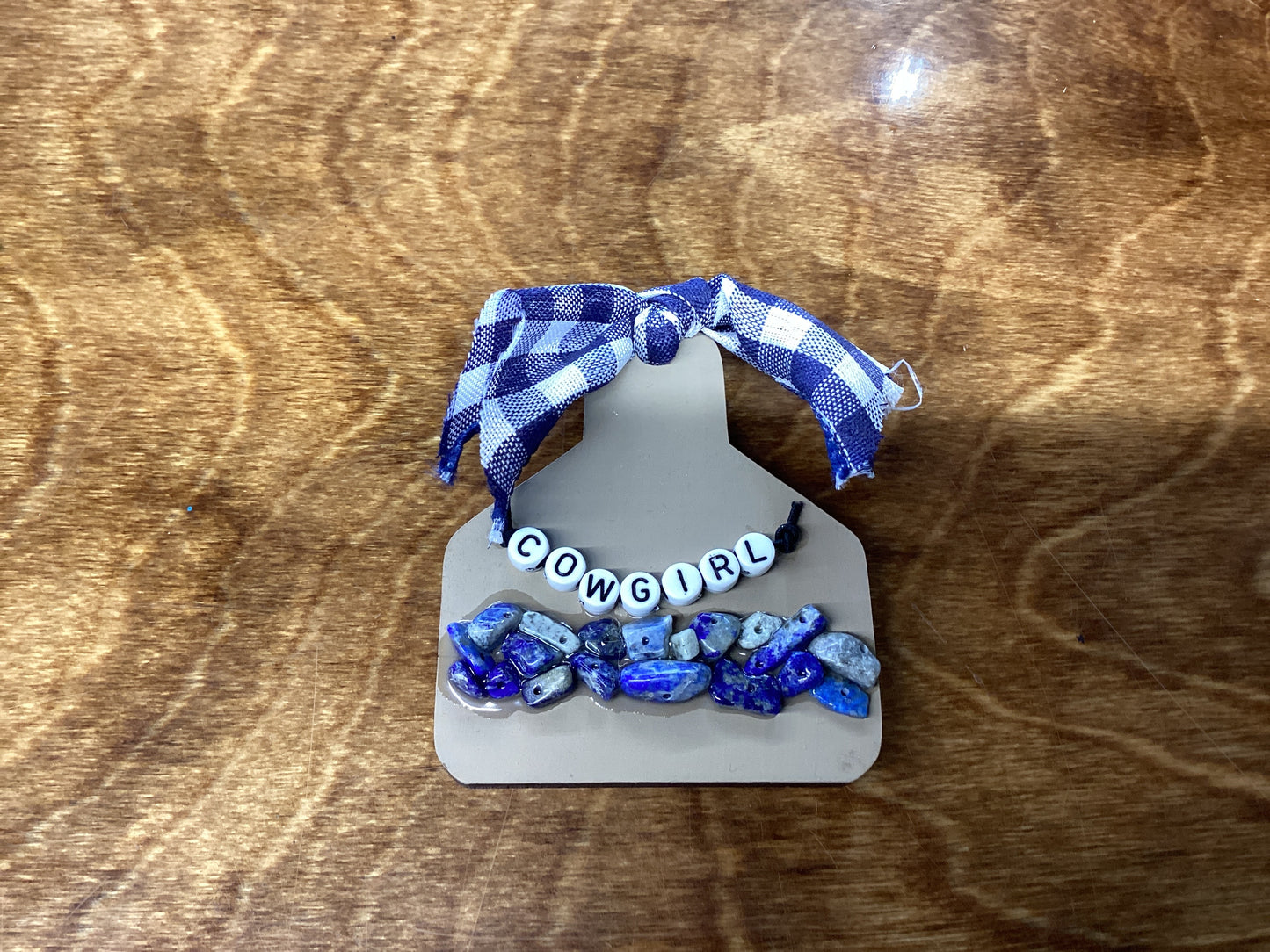 Cow Tag Gem Magnet