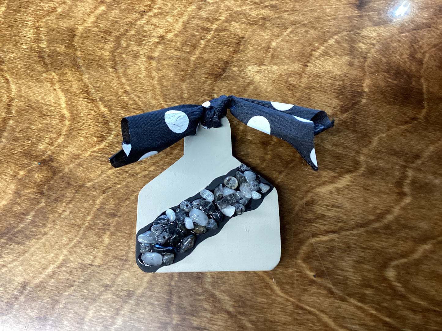Cow Tag Gem Magnet