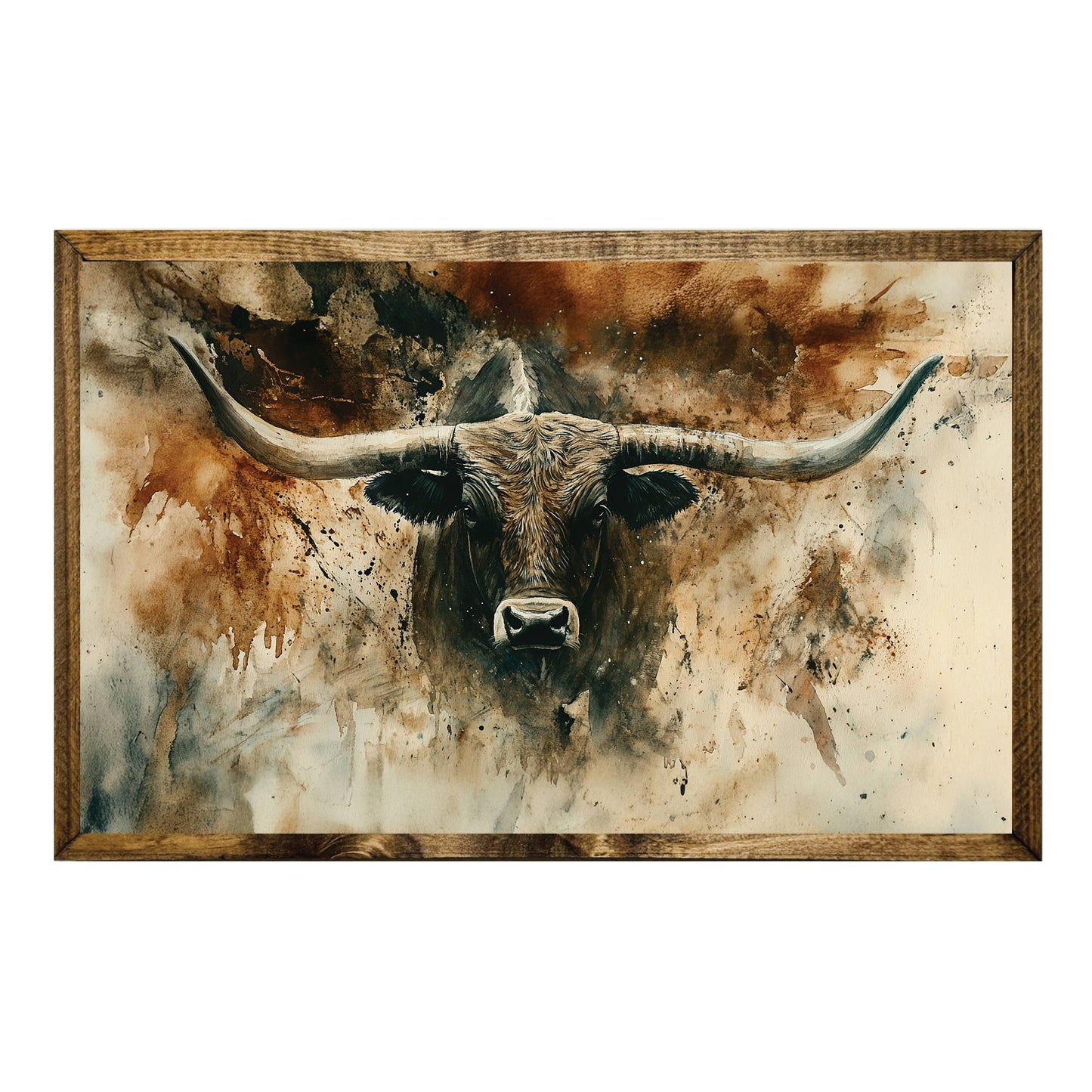 Rustic Longhorn Wall Decor