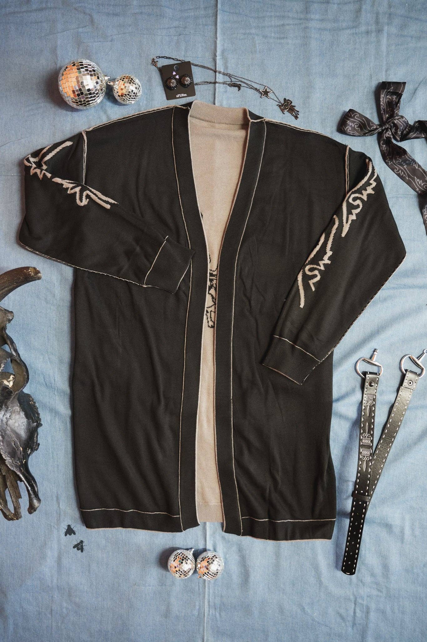 Ryon Roper Reversible Cardigan