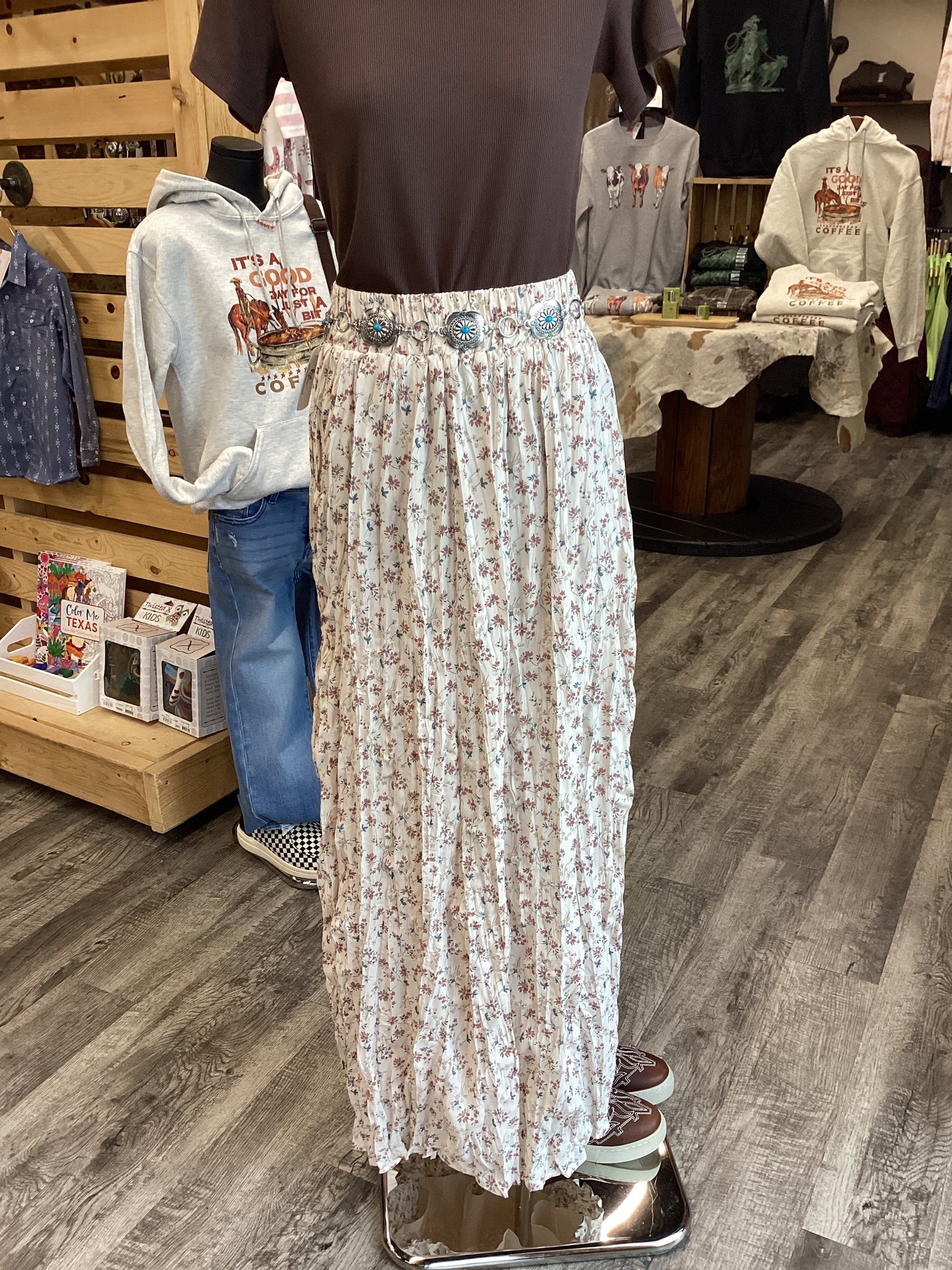 Skirt in Sunbaked Dahlia