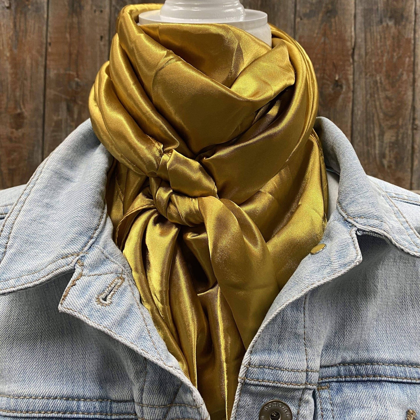 Solid Mustard Yellow Wild Rag