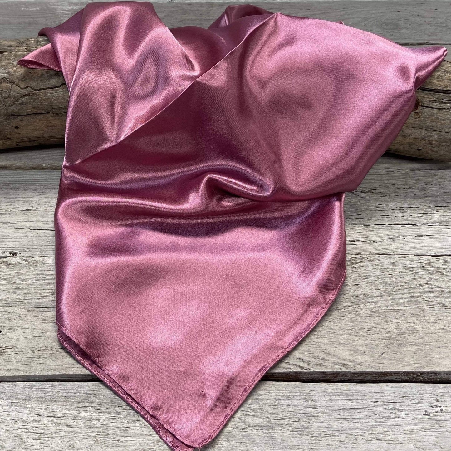 Solid Rose Wild Rag