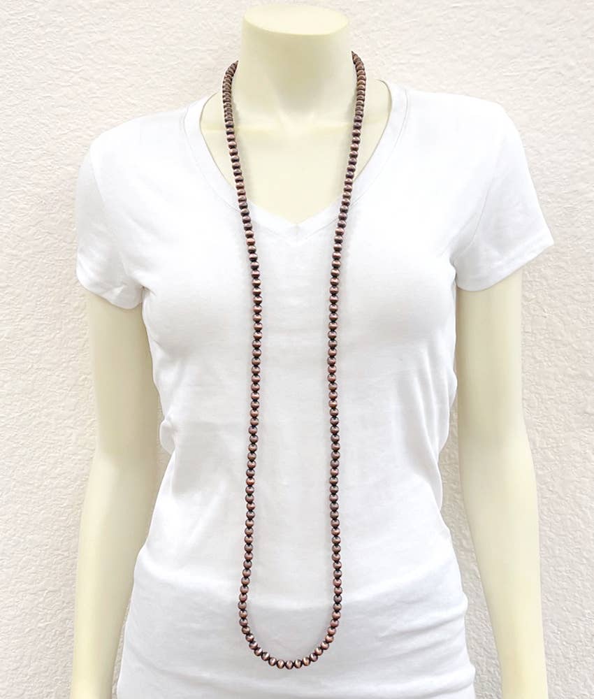 Copper Navajo Bead Necklace