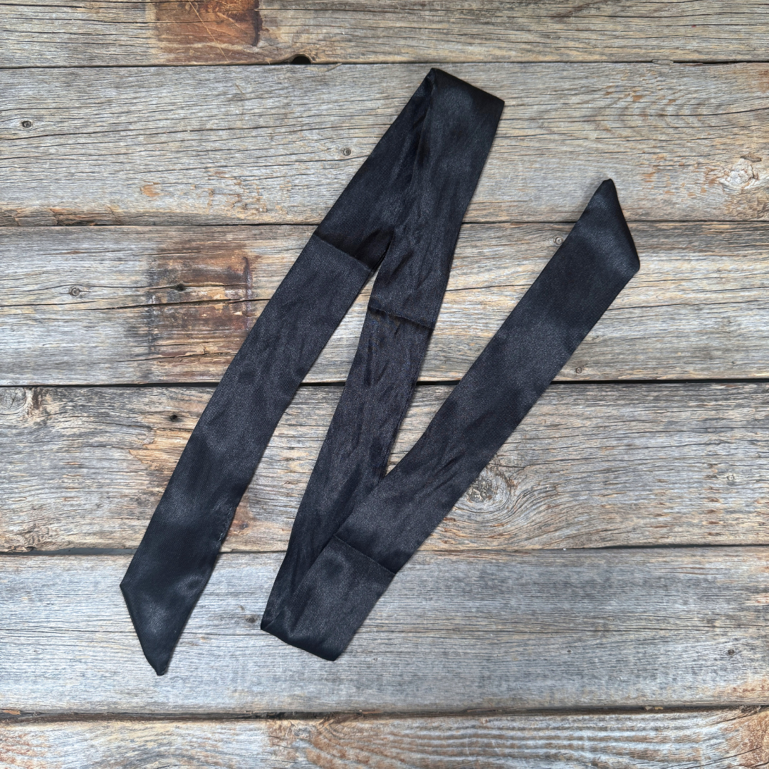 Black Western Skinny Mini Wild Rag