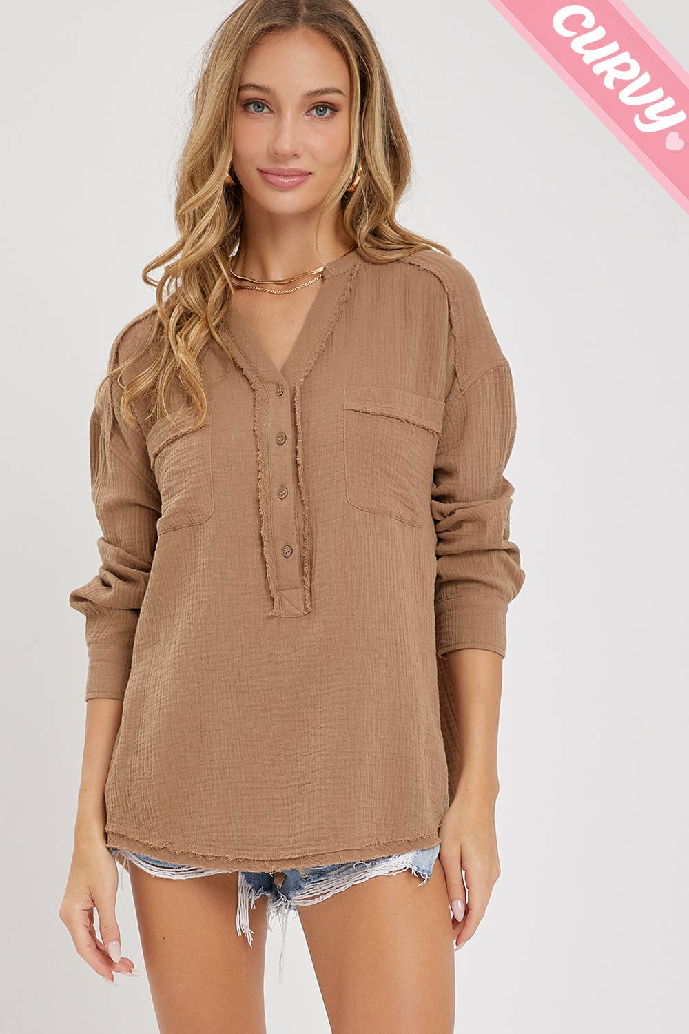 Button Down Top