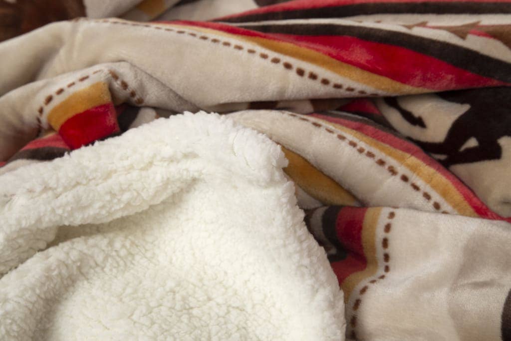 Southwest Running Horse Country Throw Blanket