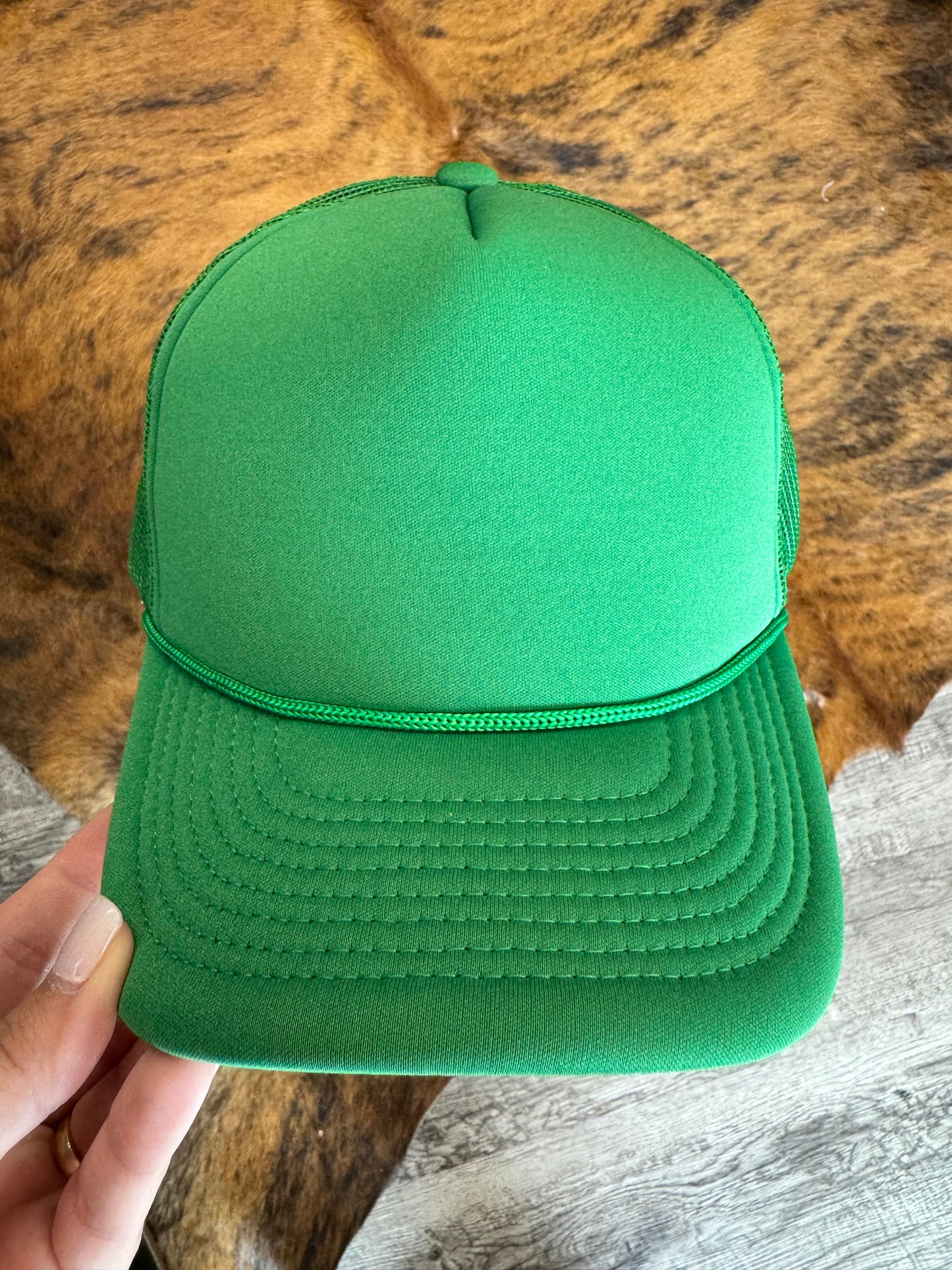 Green Trucker Hat