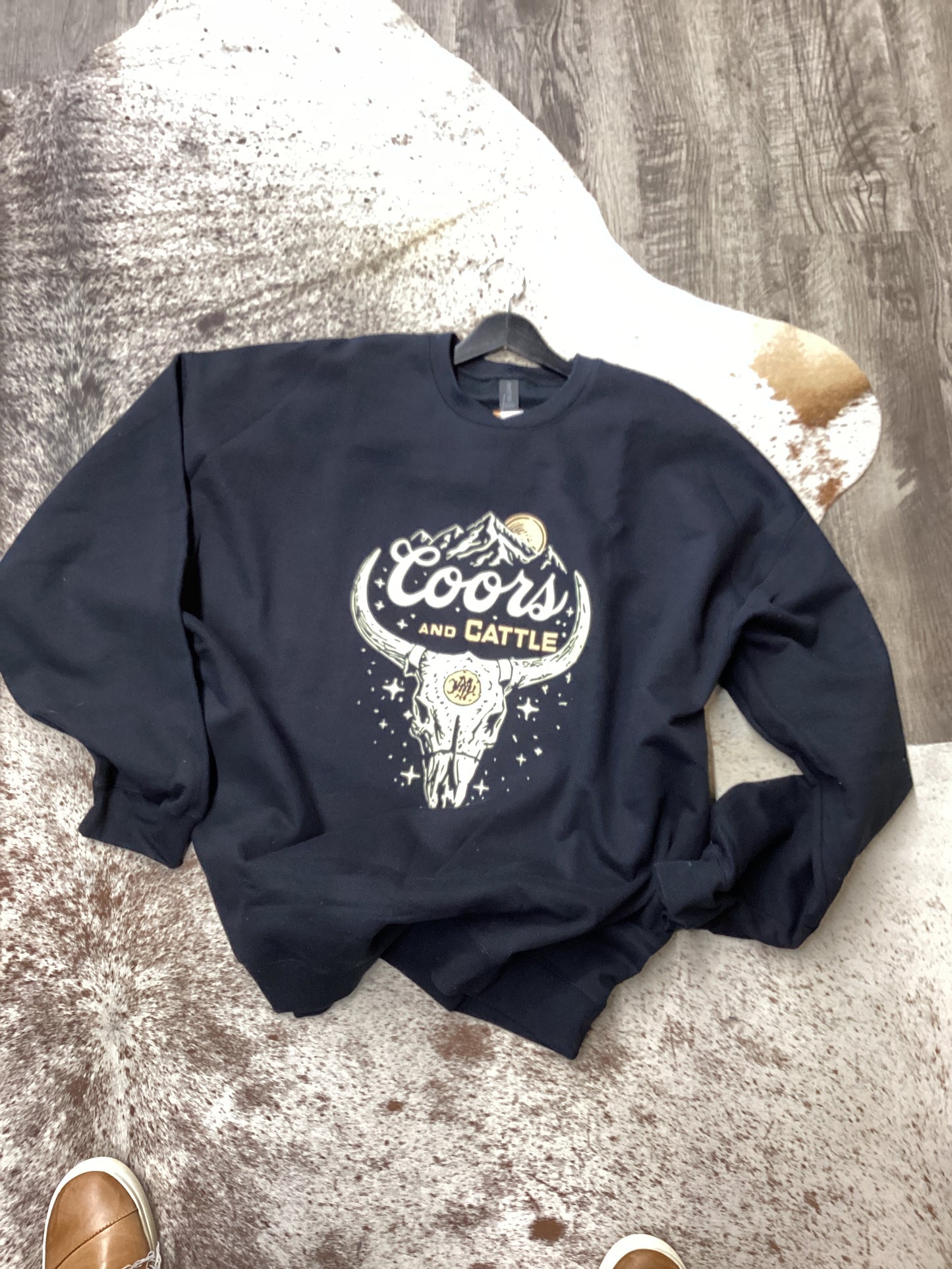 Coors and Cattle Crewneck