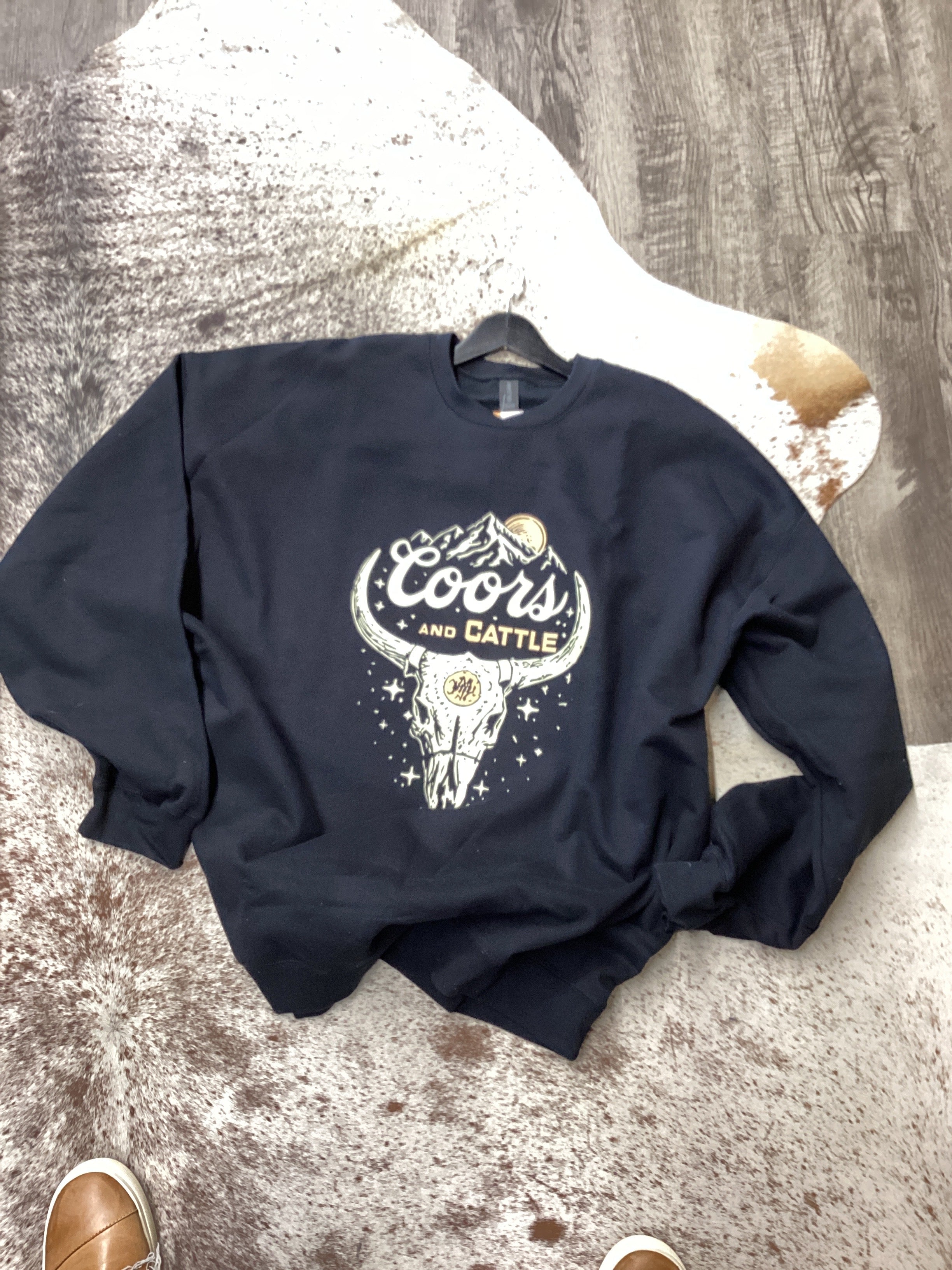 Coors and Cattle Crewneck