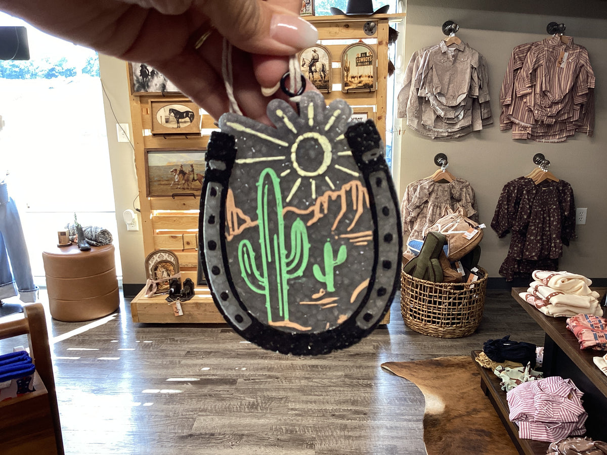 Horseshoe & Cactus Freshie