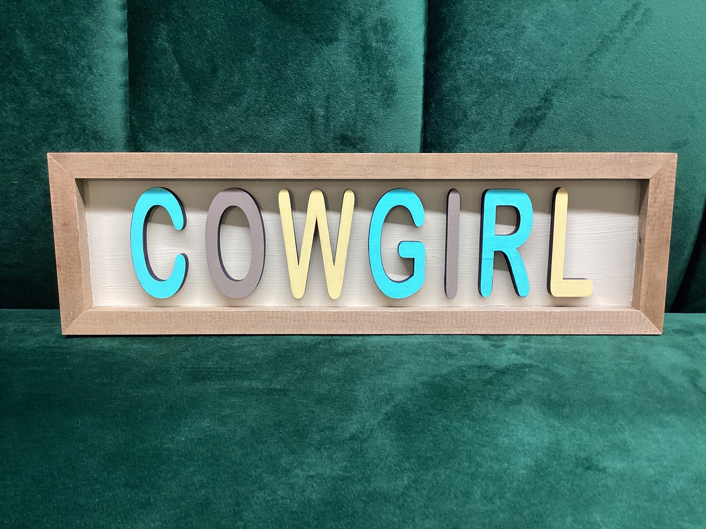 Cowgirl Wall Sign