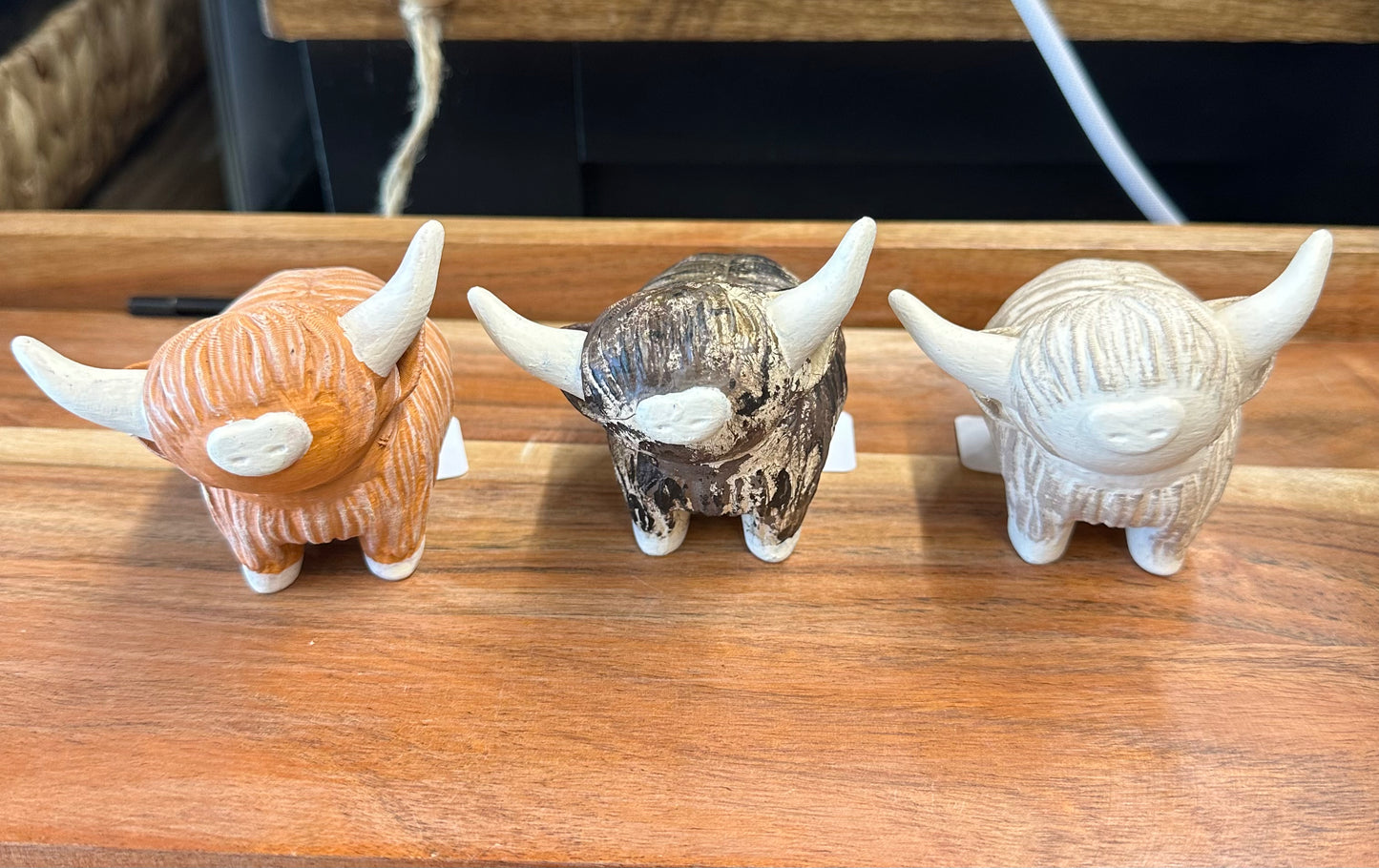 Highland Cow Shelf Sitter