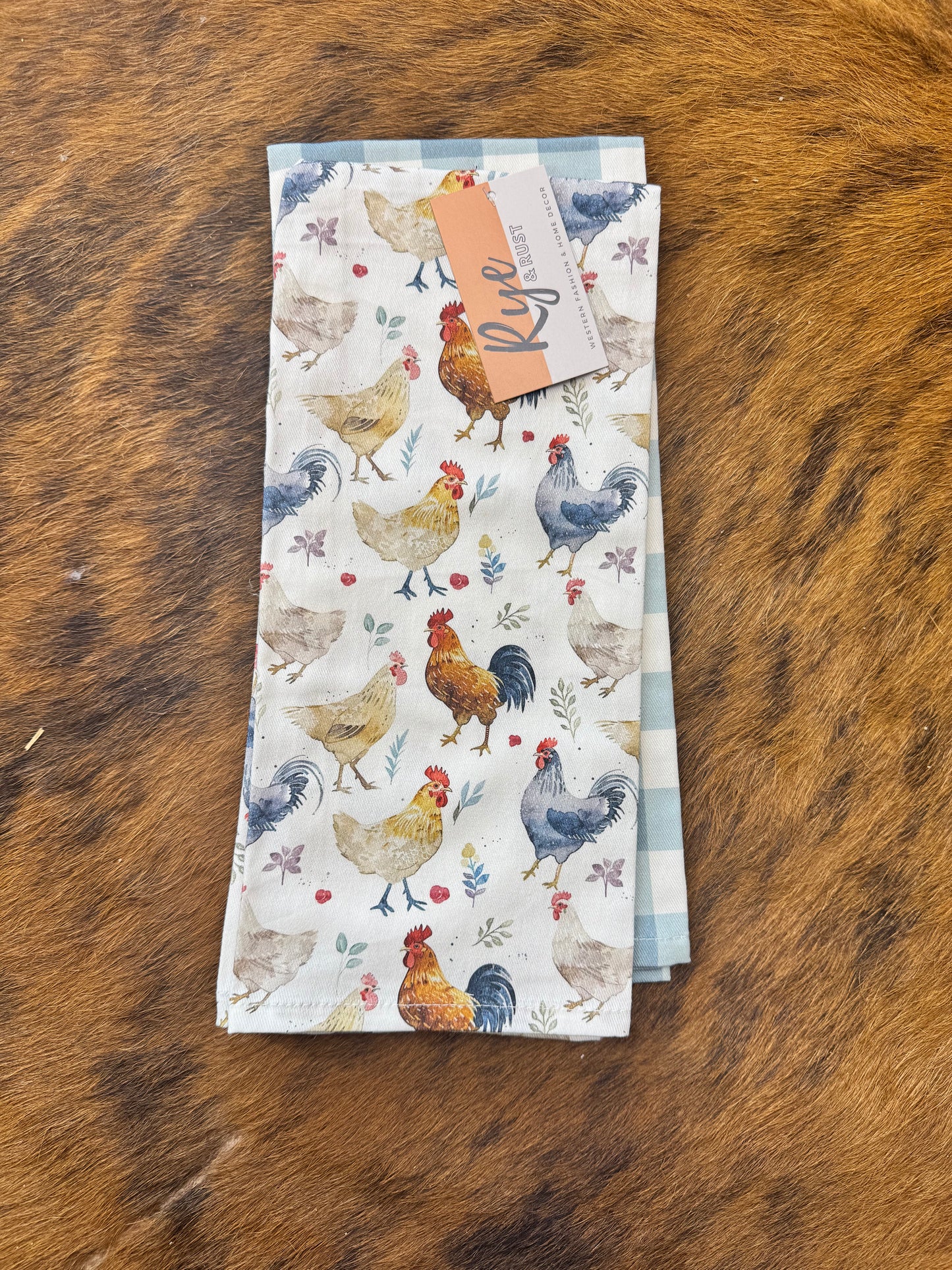 Chicken Tea Towel Set