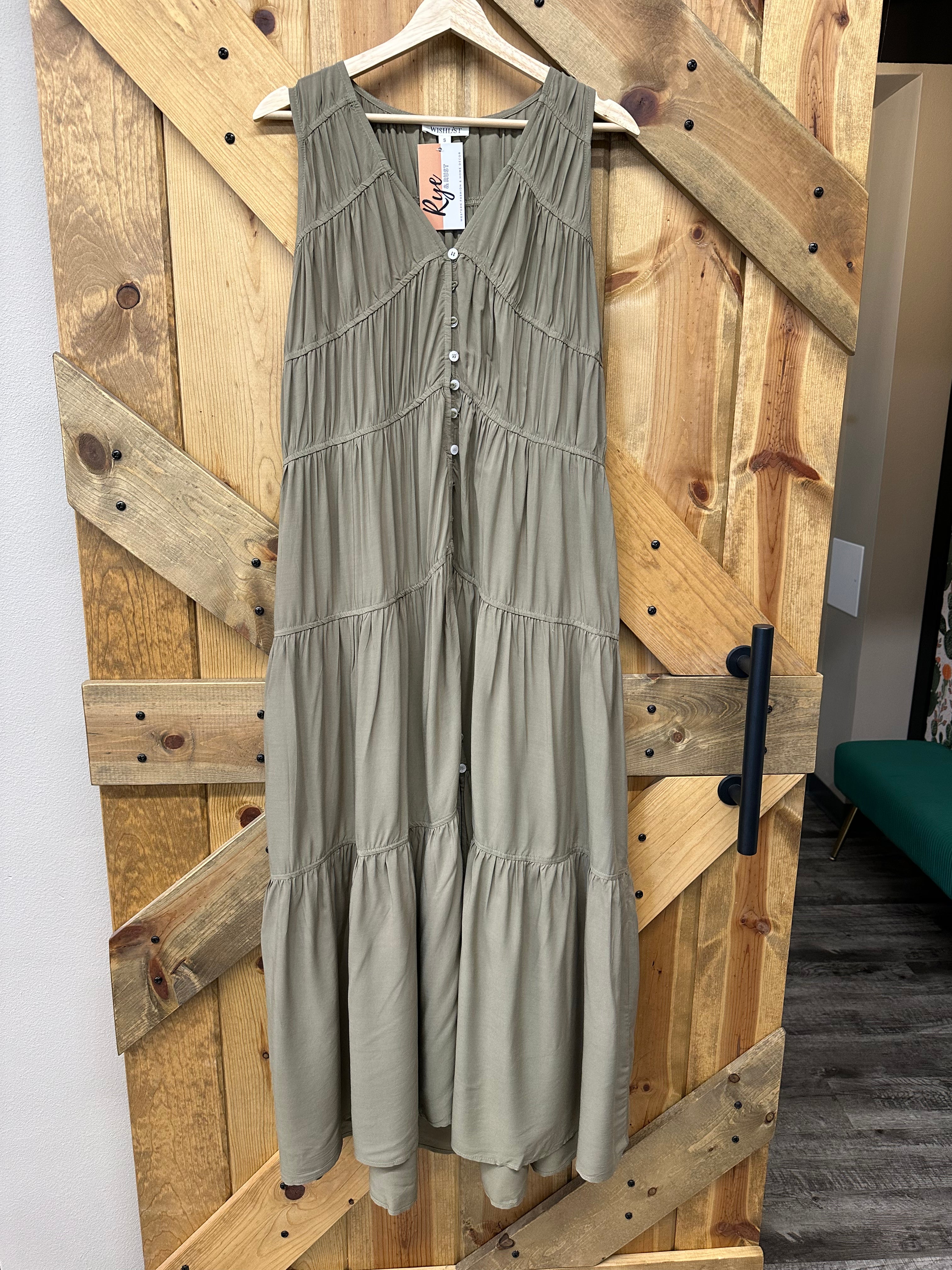 Button Up Maxi Dress