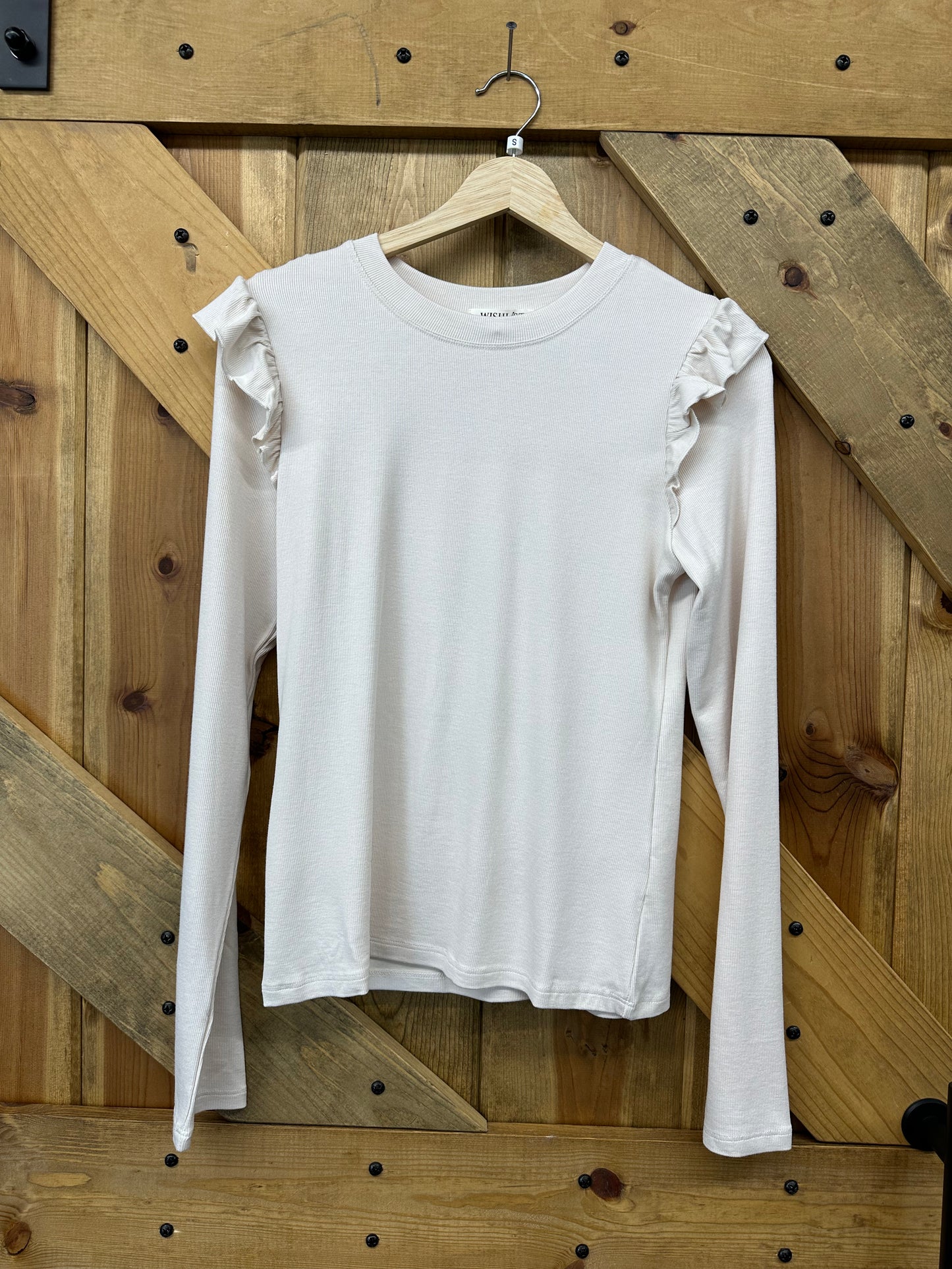 Ruffle Long Sleeve Top