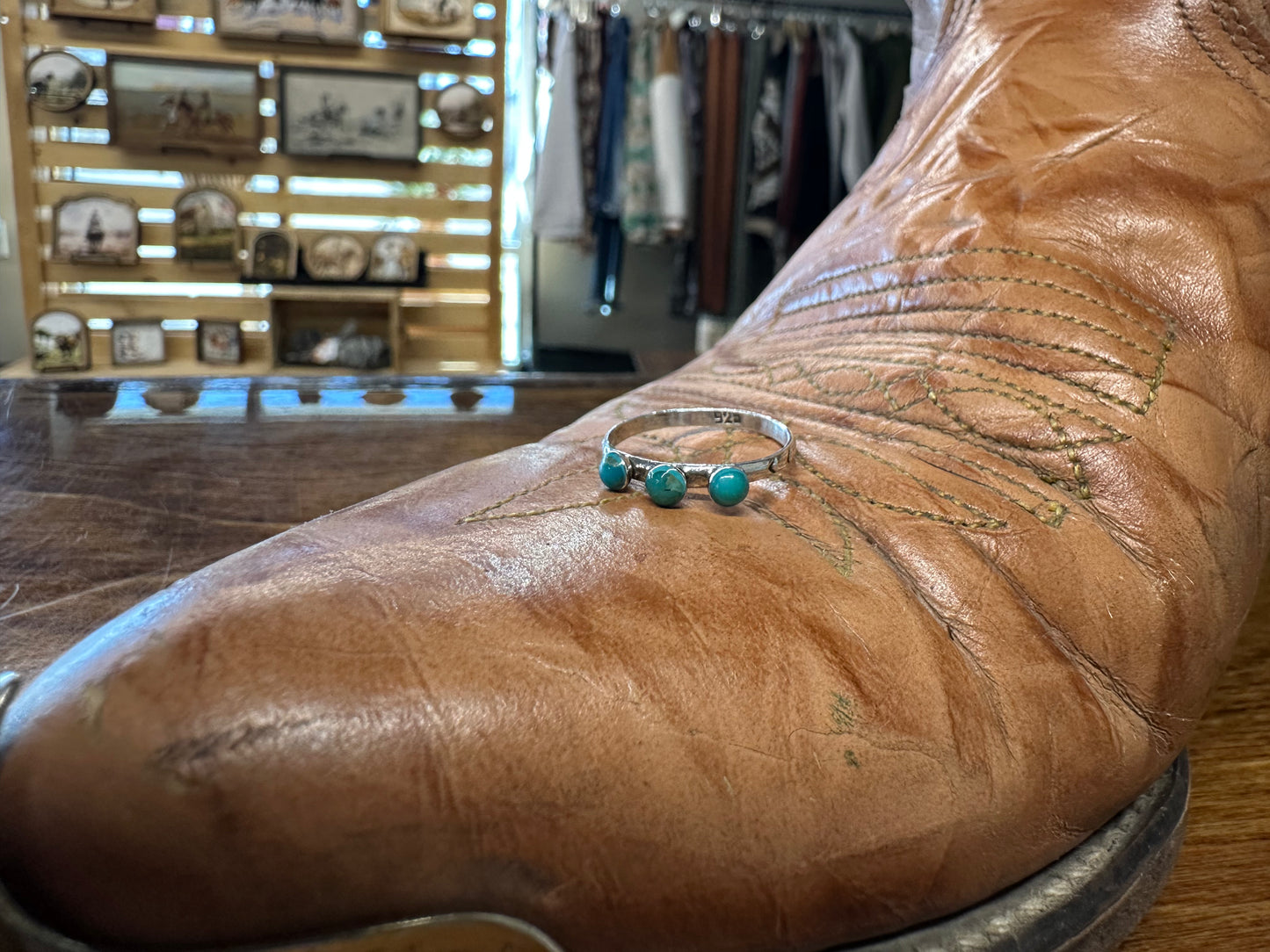 Turquoise Triple Stacker Ring