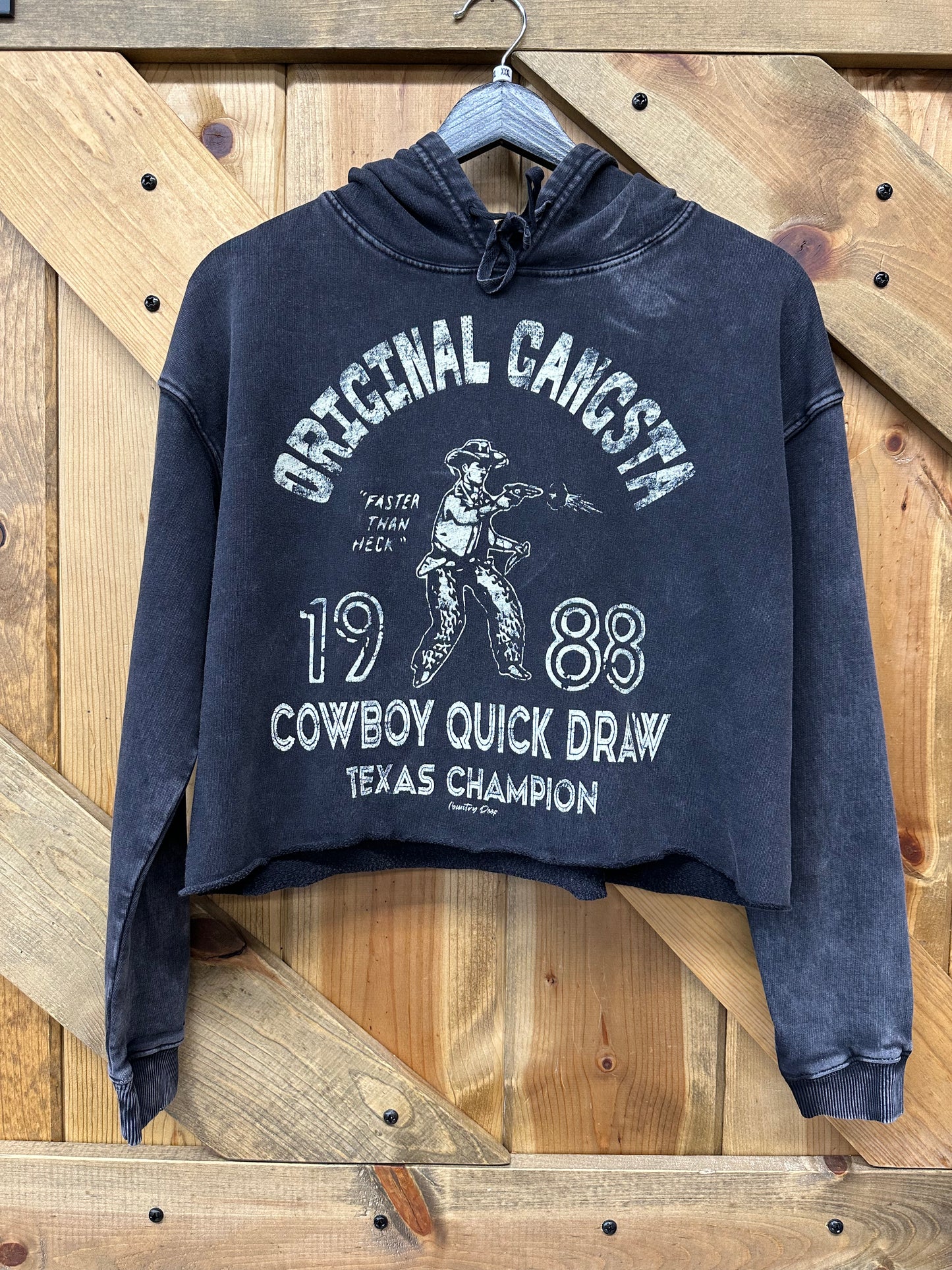 OG Gangsta Crop Hoodie