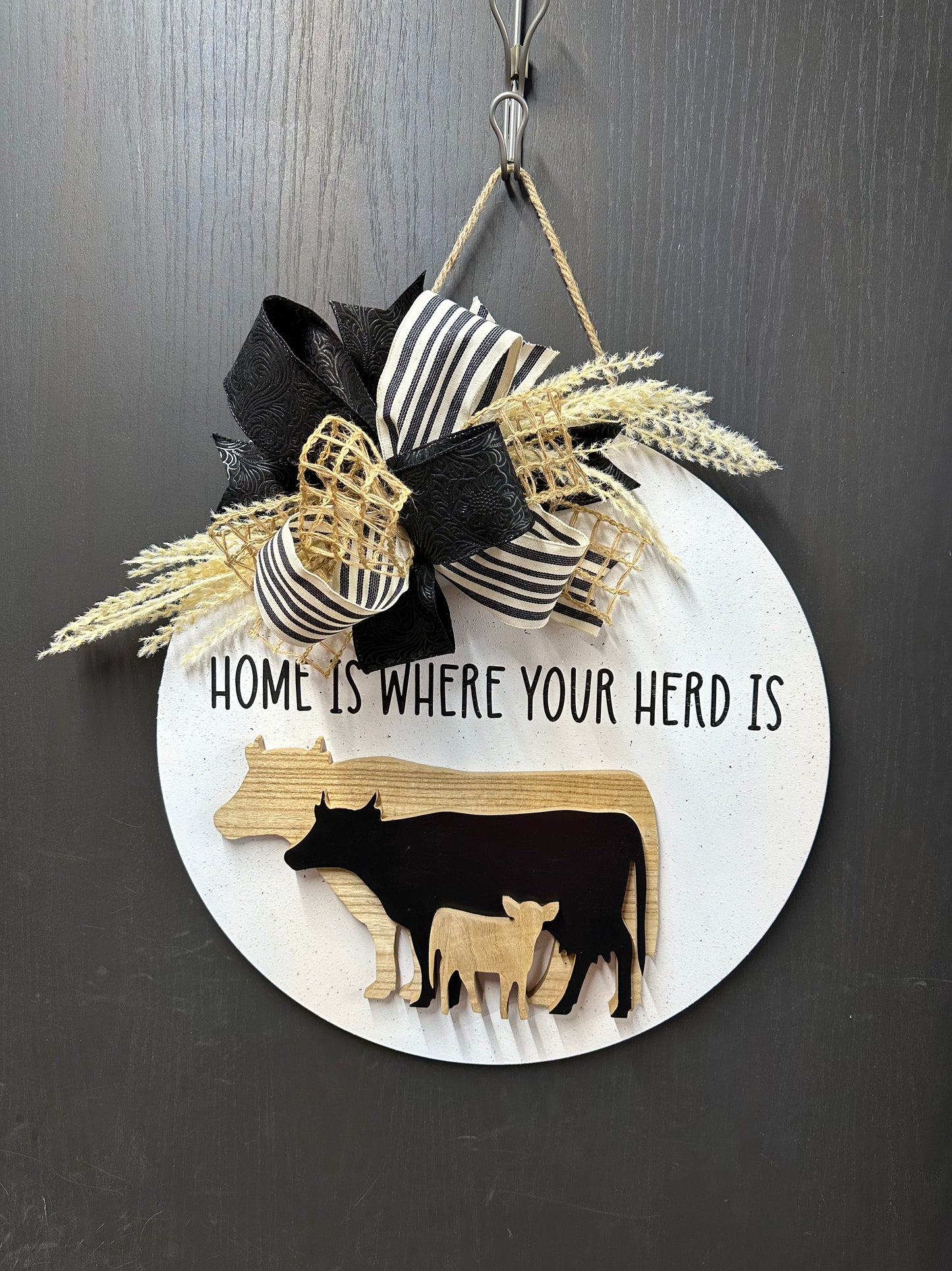Home is Where Your Herd Is Sign