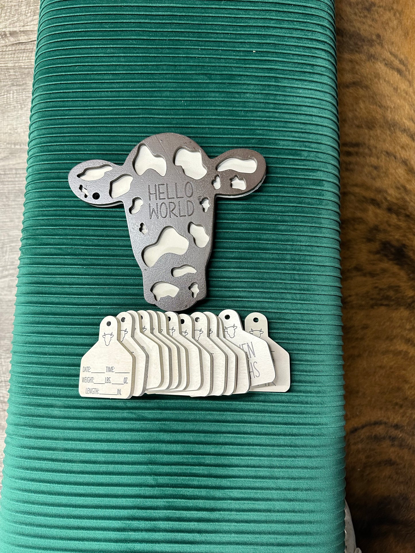 Cow and Ear Tag Birth Milestones