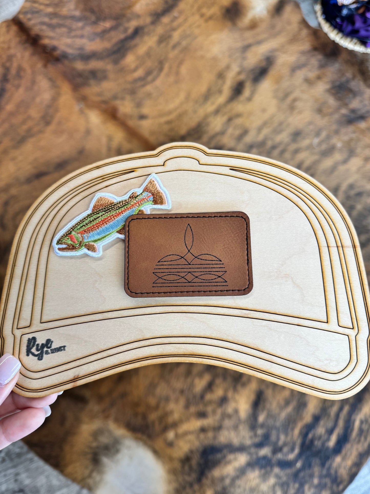 Boot Stitch Trout Patch Pack