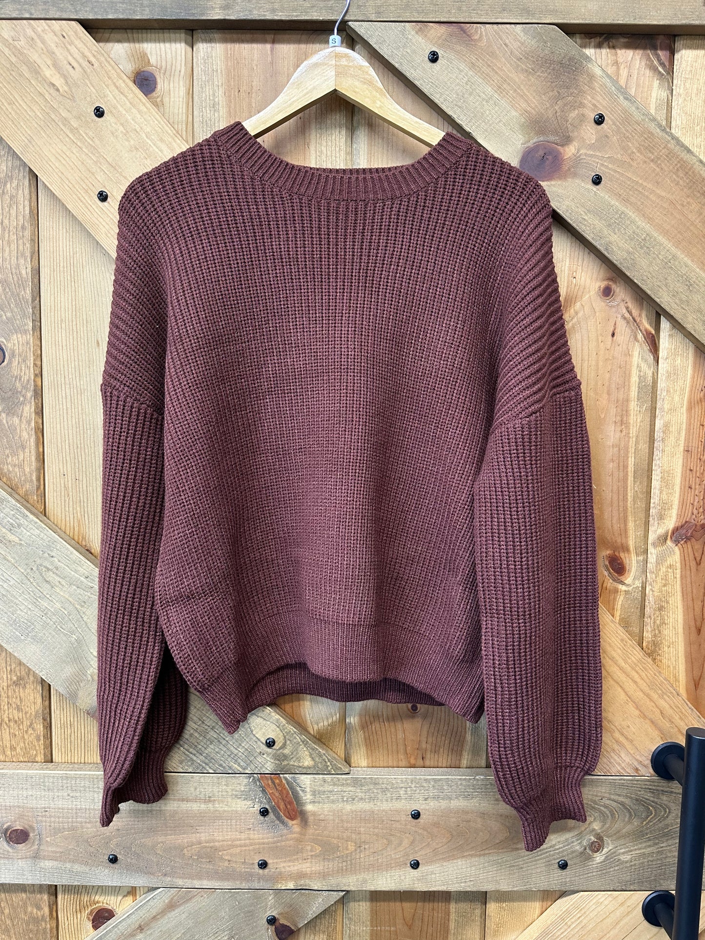 Oversized Sweater in Maple
